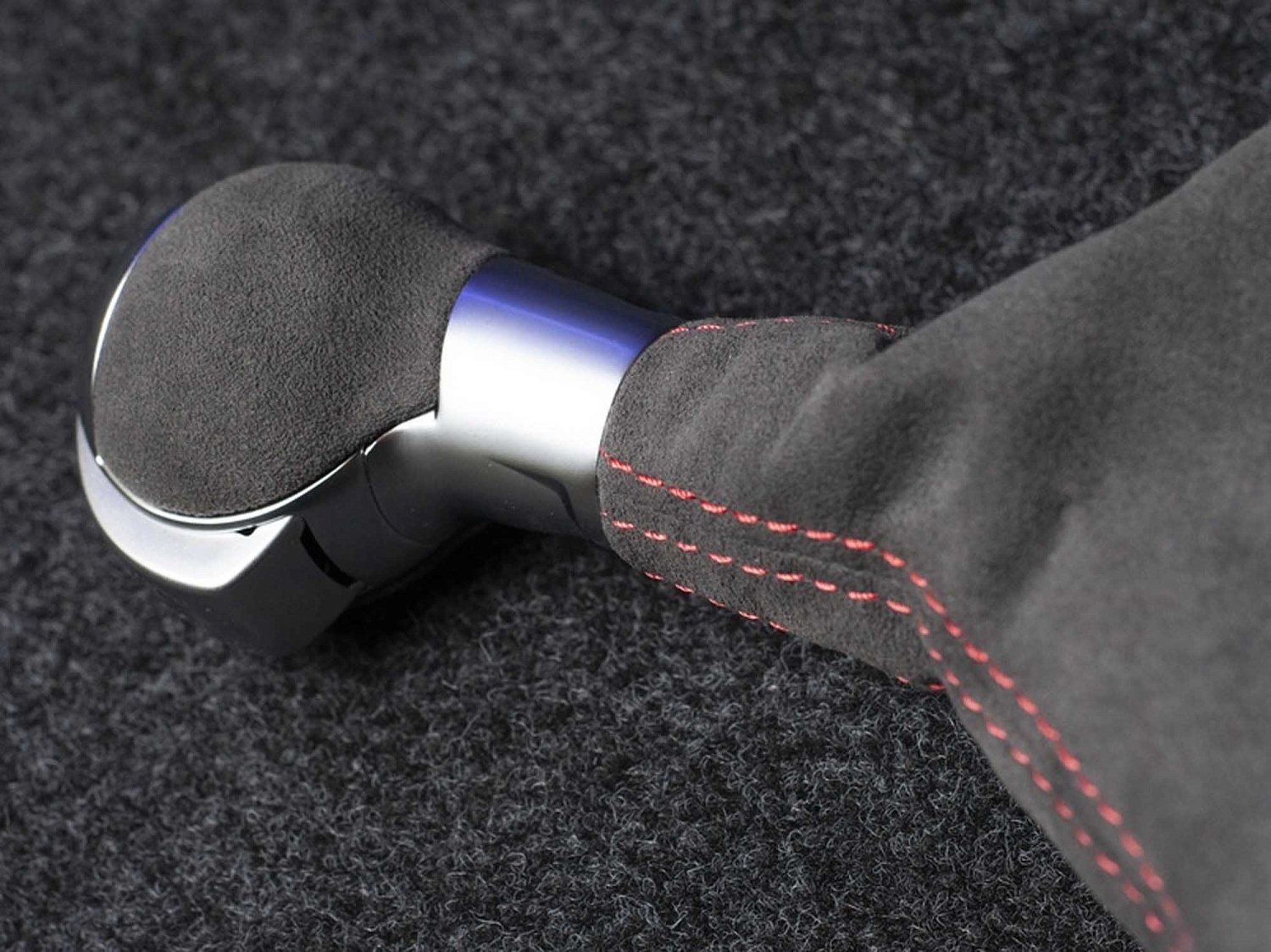 Ручка КПП "RS" (алькантара) Audi, Volkswagen, Skoda