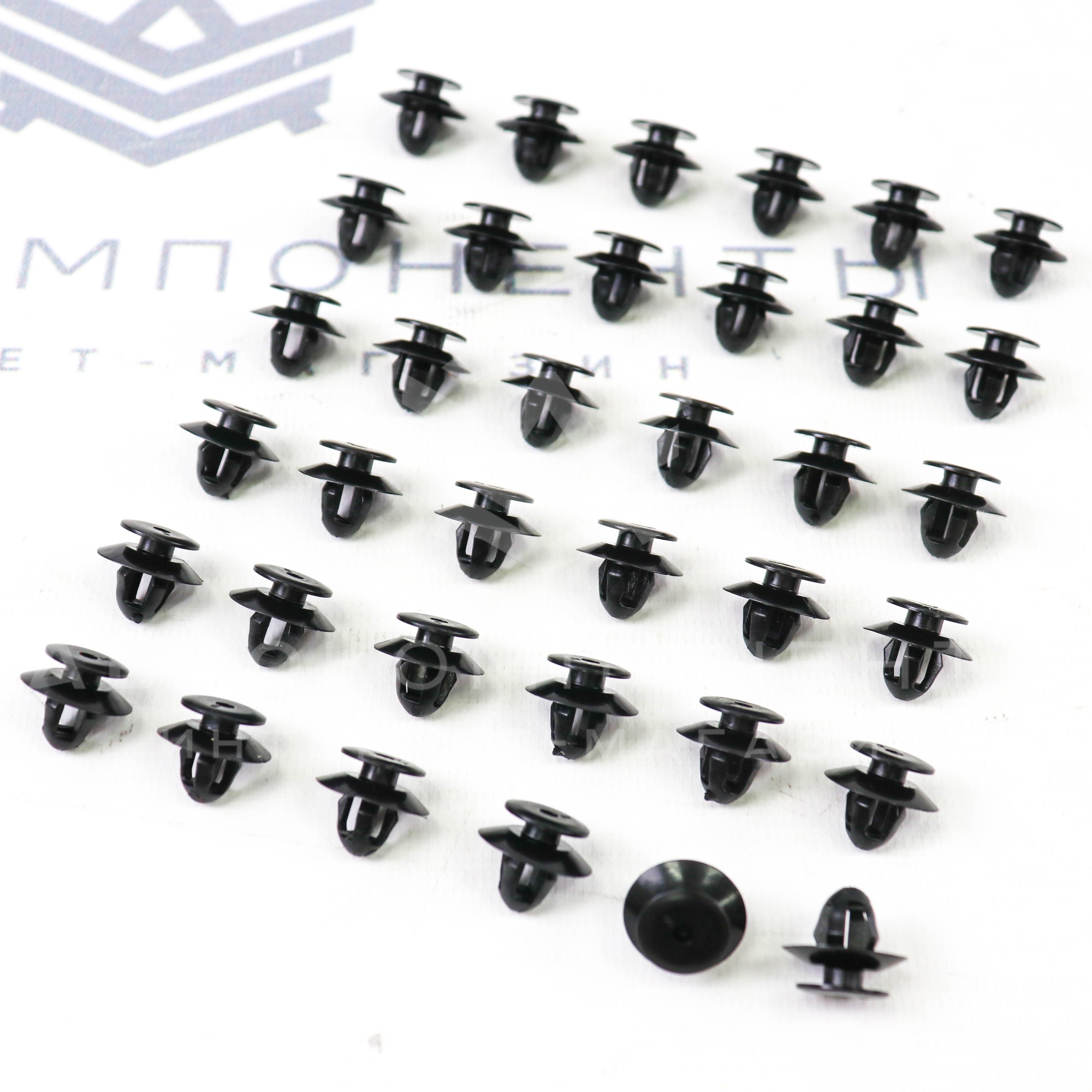 Пистоны (клипсы) крепления обшивок дверей Лада Приора, Калина, Гранта (36 шт)