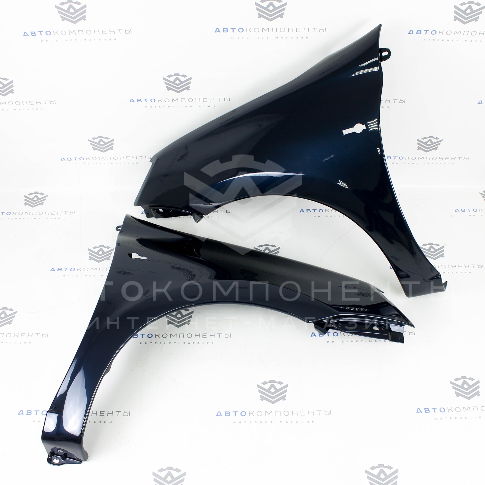 Пластиковые крылья Лада Гранта (АБС-пластик) в цвет кузова