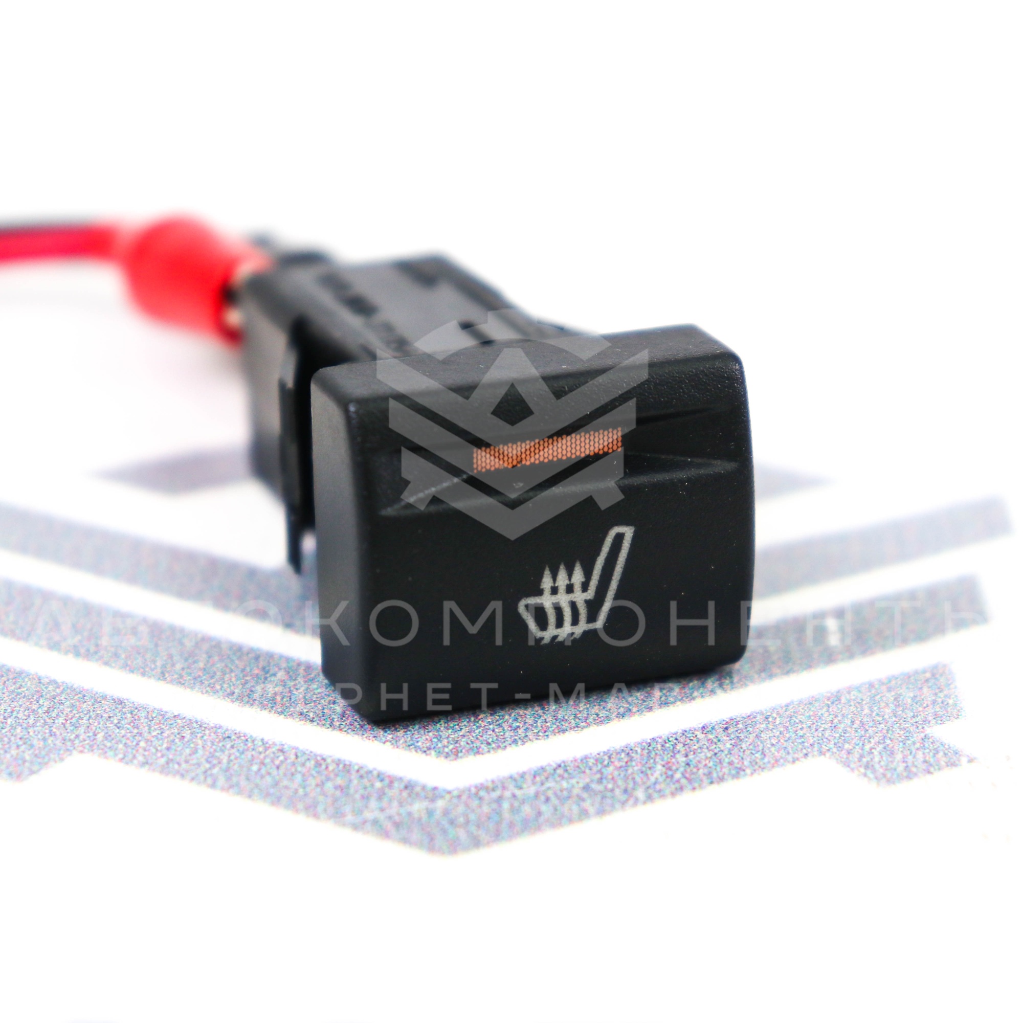 Пересвеченная кнопка обогрева сиденья Лада Приора, Калина 2, Гранта, Гранта FL