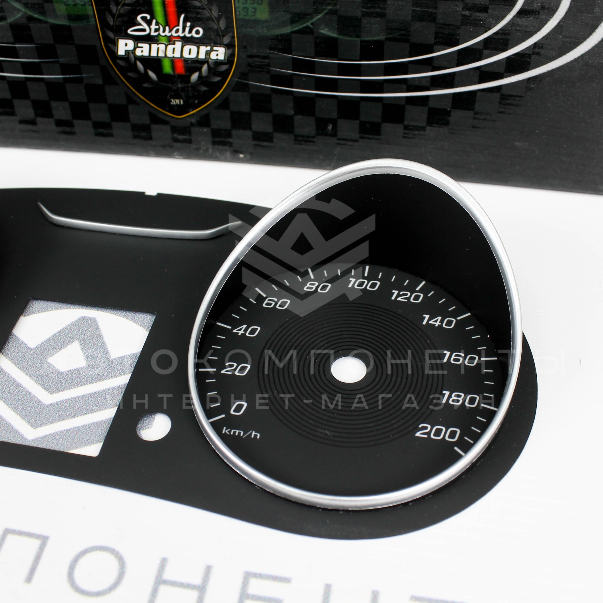 Накладка комбинации приборов Pandora MB style 166 Гранта / Калина 2