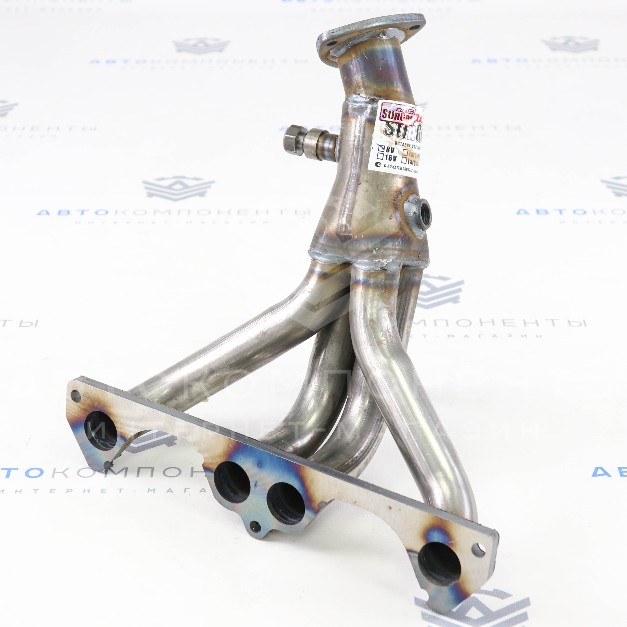 Вставка замены катализатора "Stinger" (4-1) 8V
