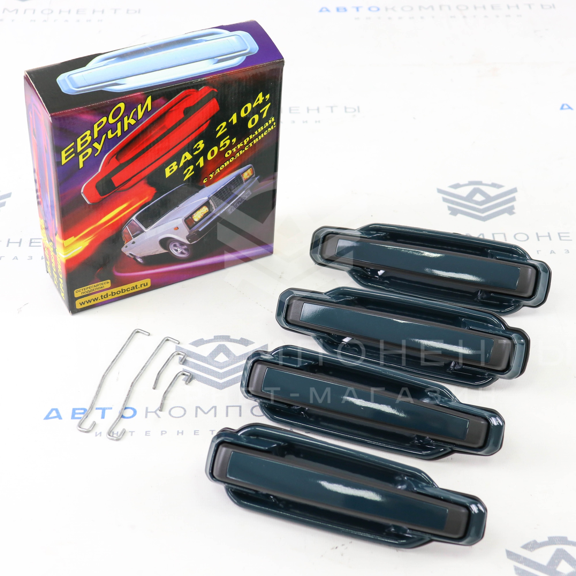 Евро-ручки дверей "РЫСЬ" ВАЗ 2104, 2105, 2107 в цвет кузова