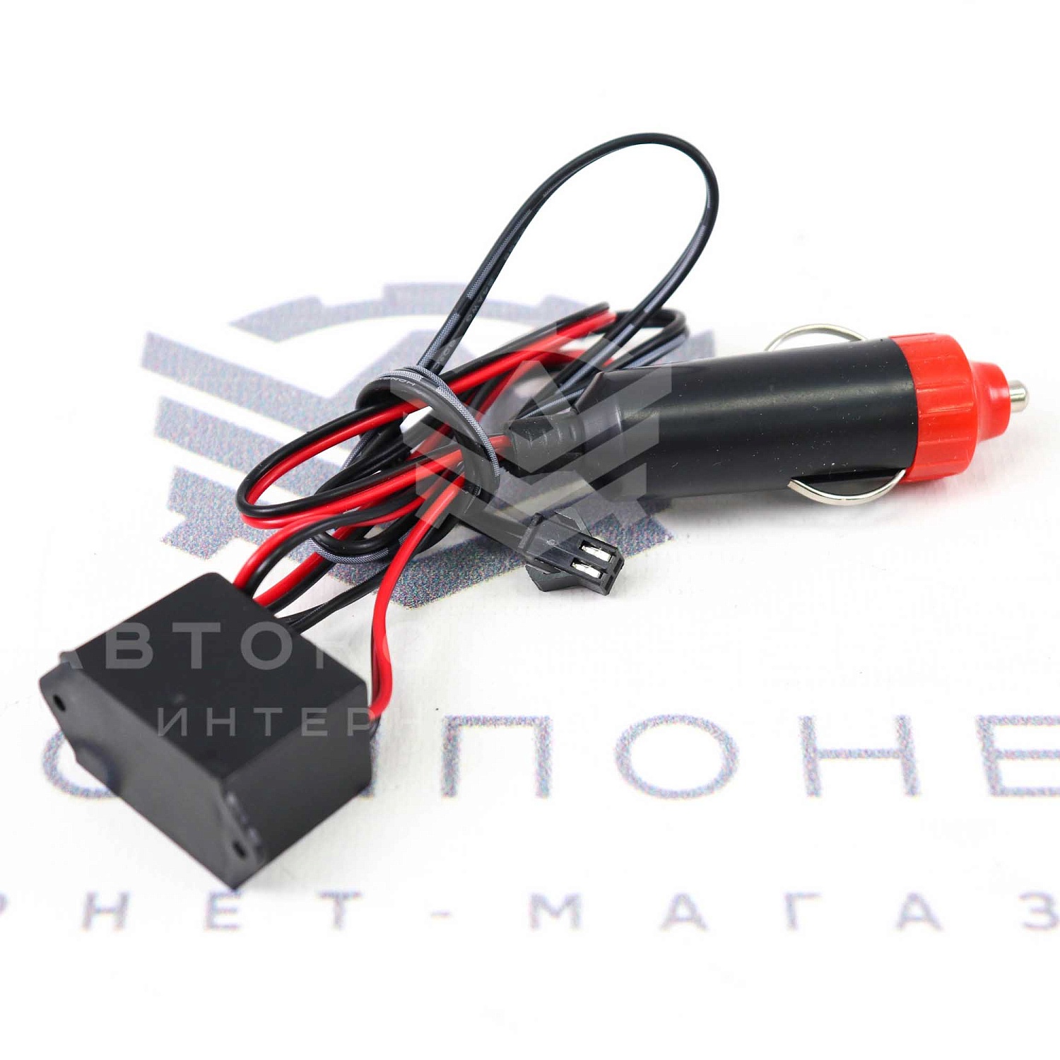 Неоновая подсветка (лента) 3м в салон автомобиля (красная)