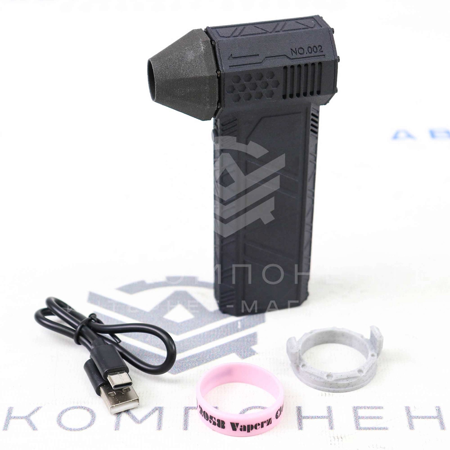 Портативный турбовентилятор (воздуходувка) 130000RPM (черный)