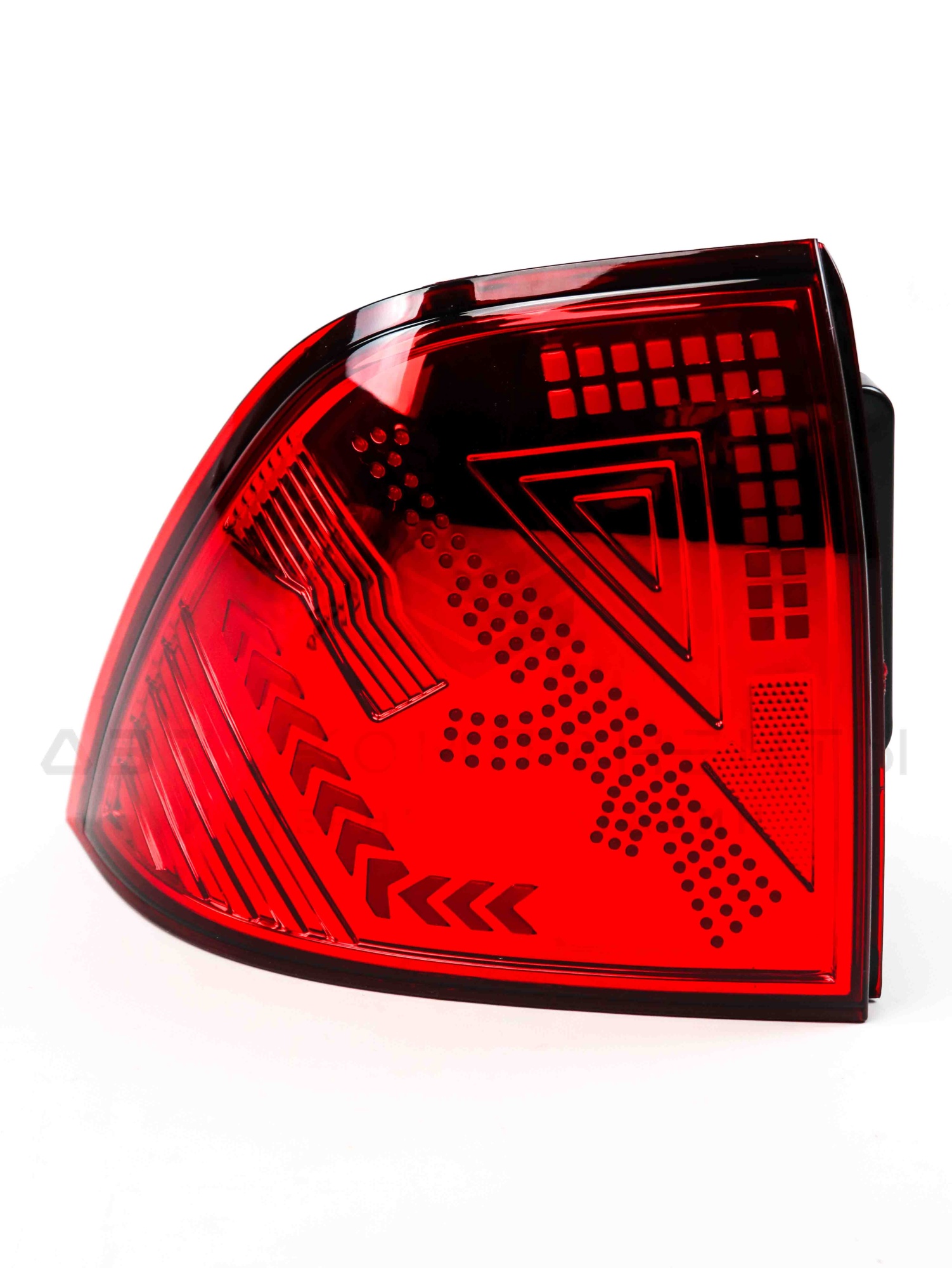 Светодиодные фонари "АК-47" (калаш) Лада Приора (красные)