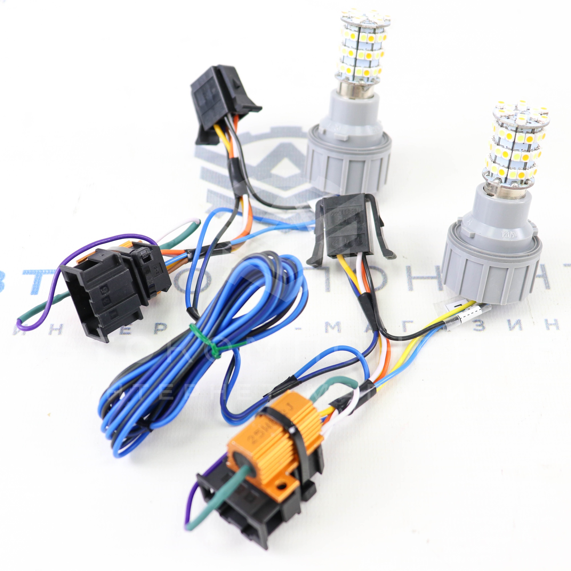 Комплект для установки второго заднего хода в фонари Лада Гранта FL