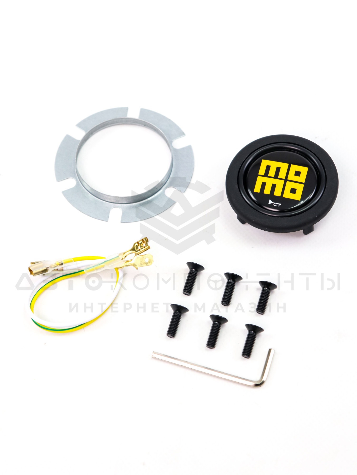 Руль спортивный (без вылета) "MOMO" Heritage Grand Prix Style (темное дерево)