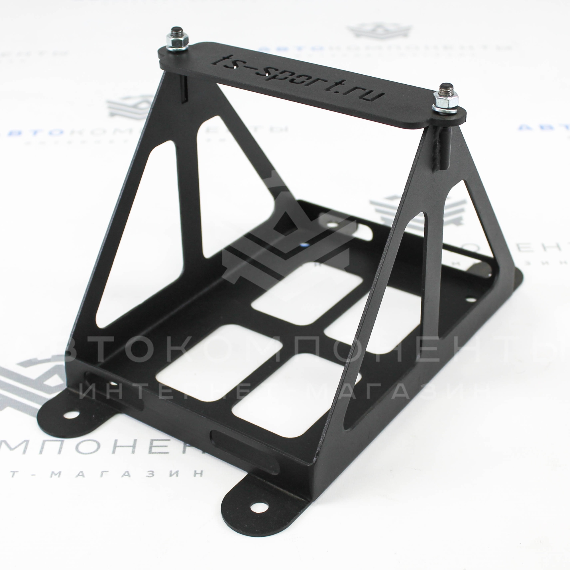 Универсальный кронштейн крепления АКБ "TS-SPORT"