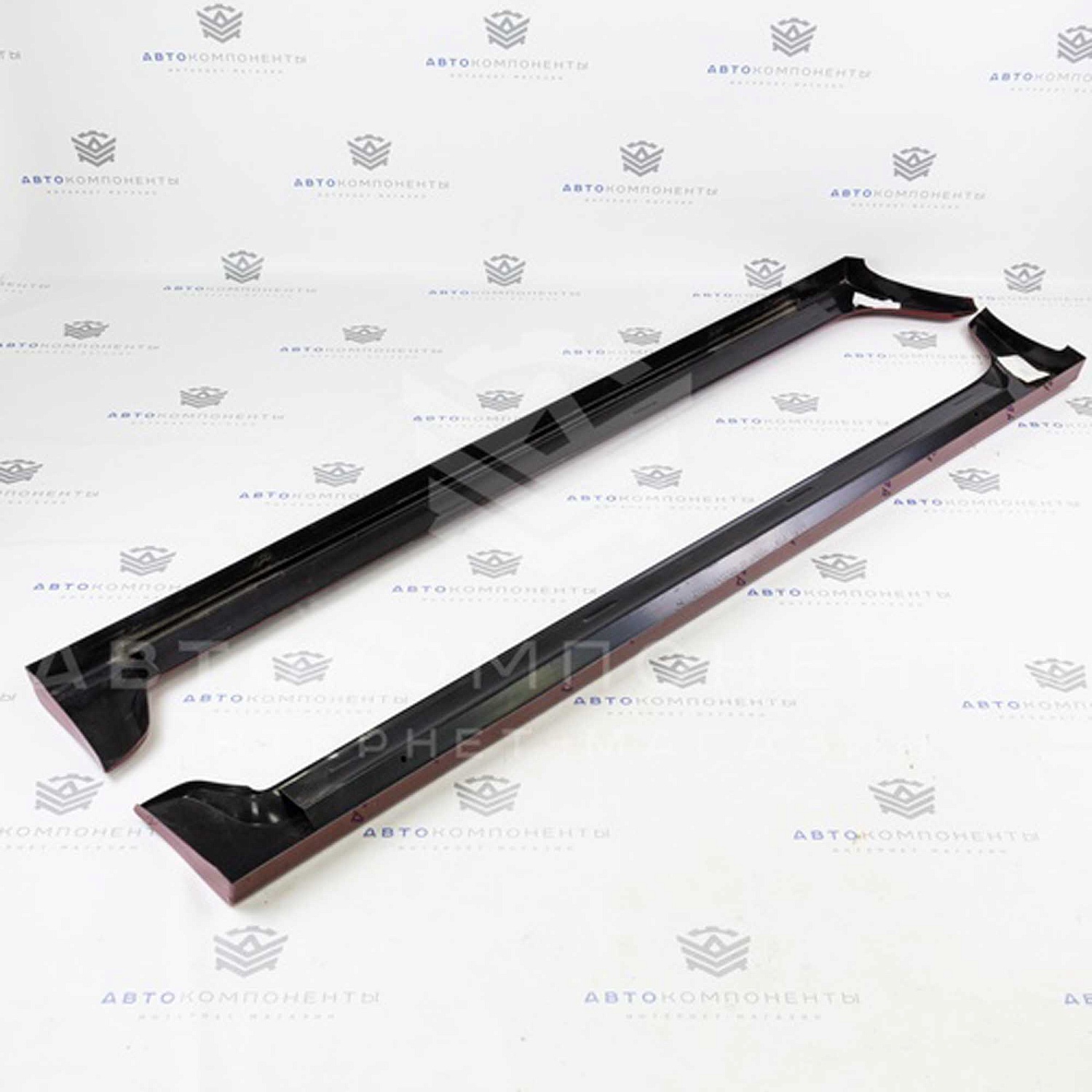 Пороги (с выделением) Лада Калина 2 Спорт (оригинал) в цвет кузова