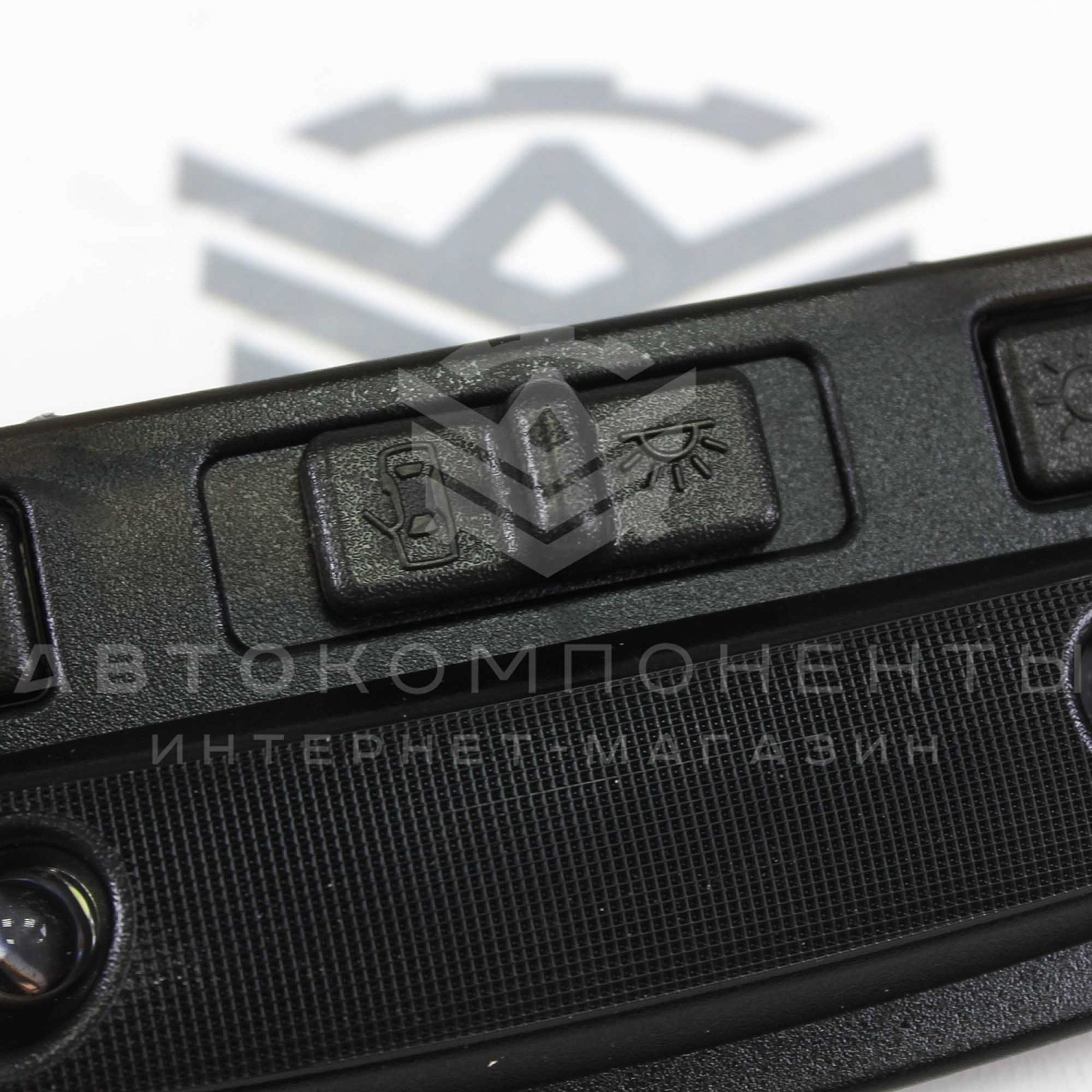 Плафон освещения салона (передний) Лада Приора 2 (черный)