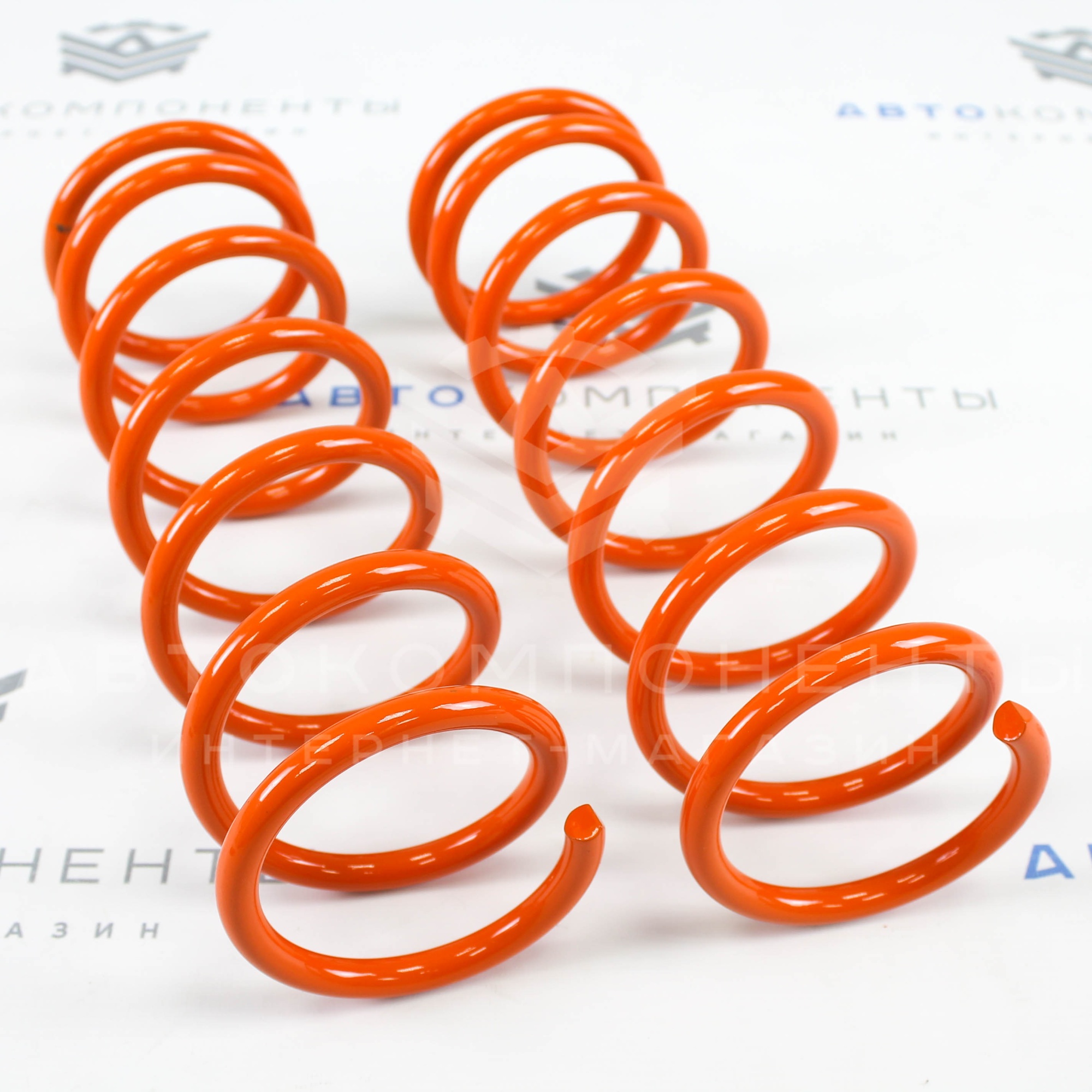 Пружины задние "ТЕХНОРЕССОР" Драйв с занижением -50мм (оранжевые) TRR2108-50