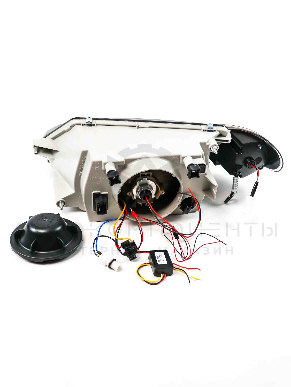 Светодиодные фары в стиле “BMW M3” (диодные поворотники) с ДХО (BI-LED линзы) ВАЗ 2113, 2114, 2115