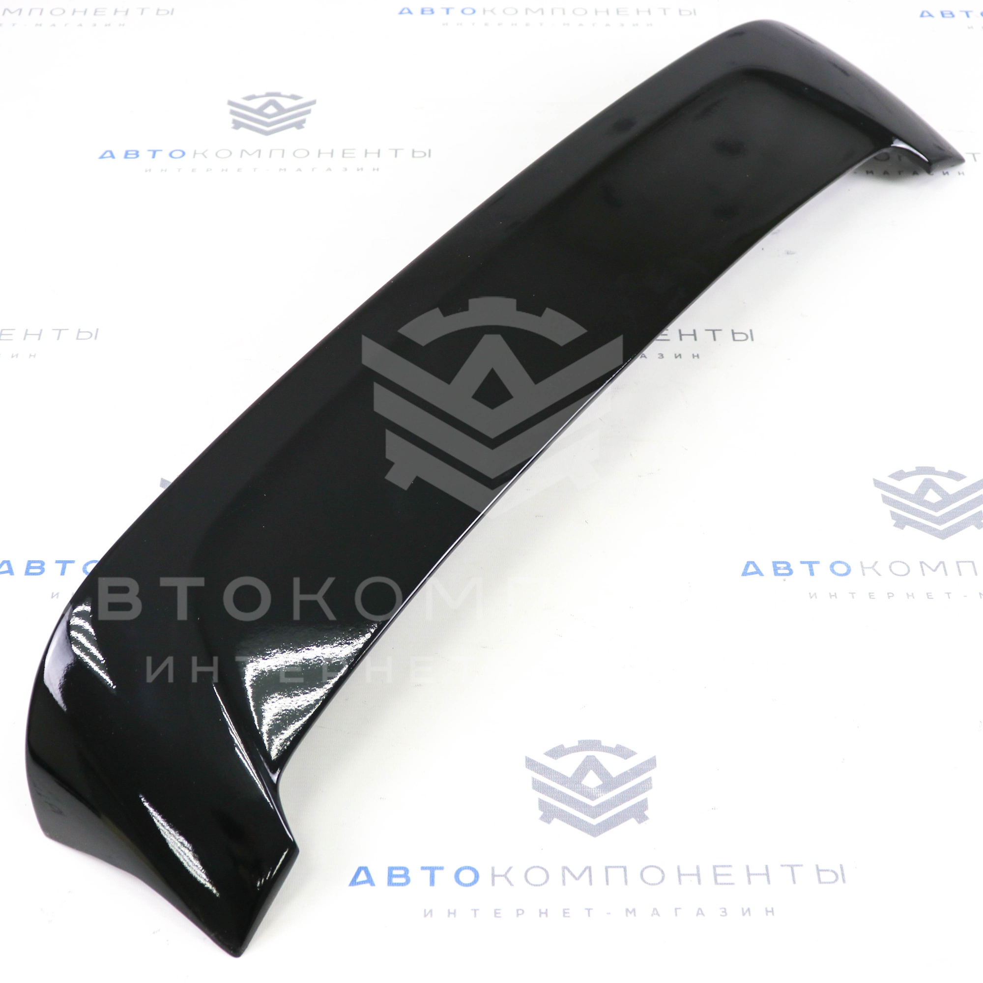 Спойлер "Эстет" (черный глянец) на крышку багажника Лада Приора (универсал)