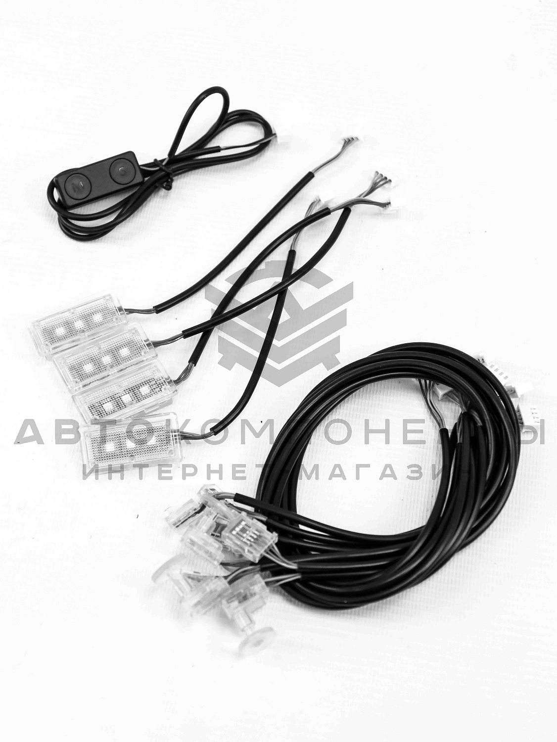 Контурная подсветка "Ambient light" салона автомобиля 64 цвета (18 источников света) с приветствием