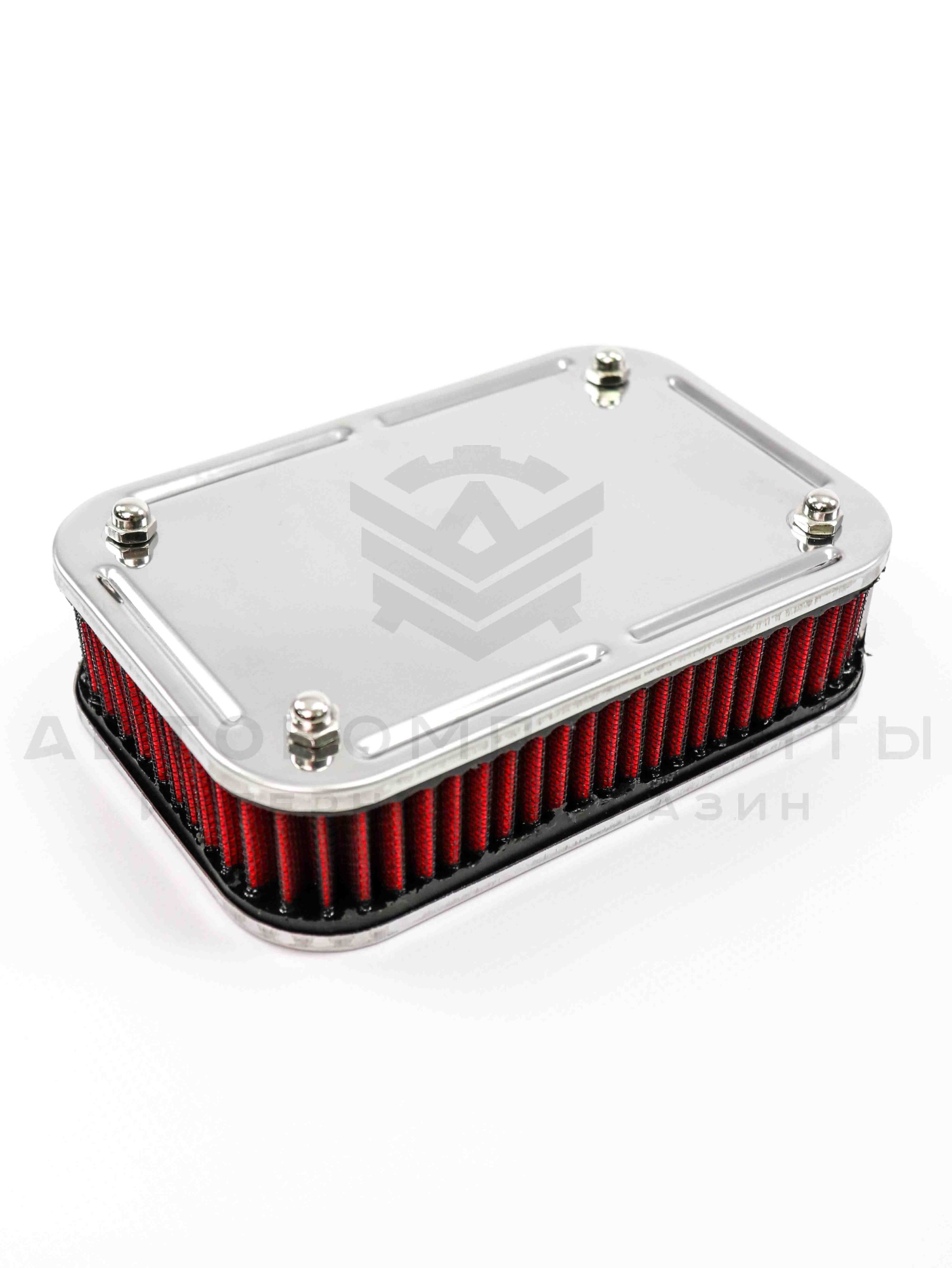 Воздушный фильтр (красный) нулевого сопротивления (нулевик) ВАЗ 2101-2107, 2108-21099, 2110-2112, 2113-2115, Нива 4х4 (карбюратор)