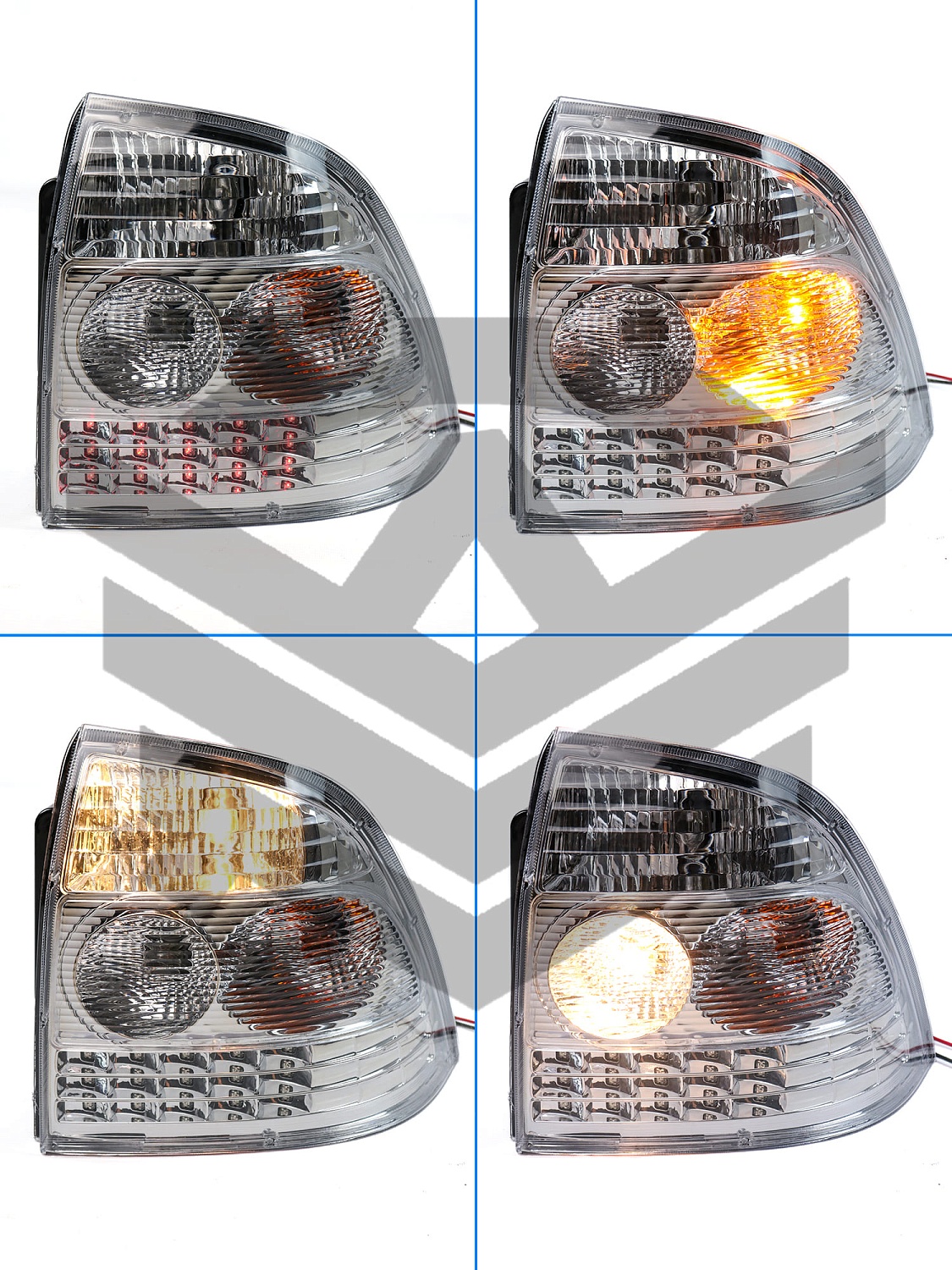 Светодиодные задние фонари "ESCAPE" Лада Приора (прозрачные)