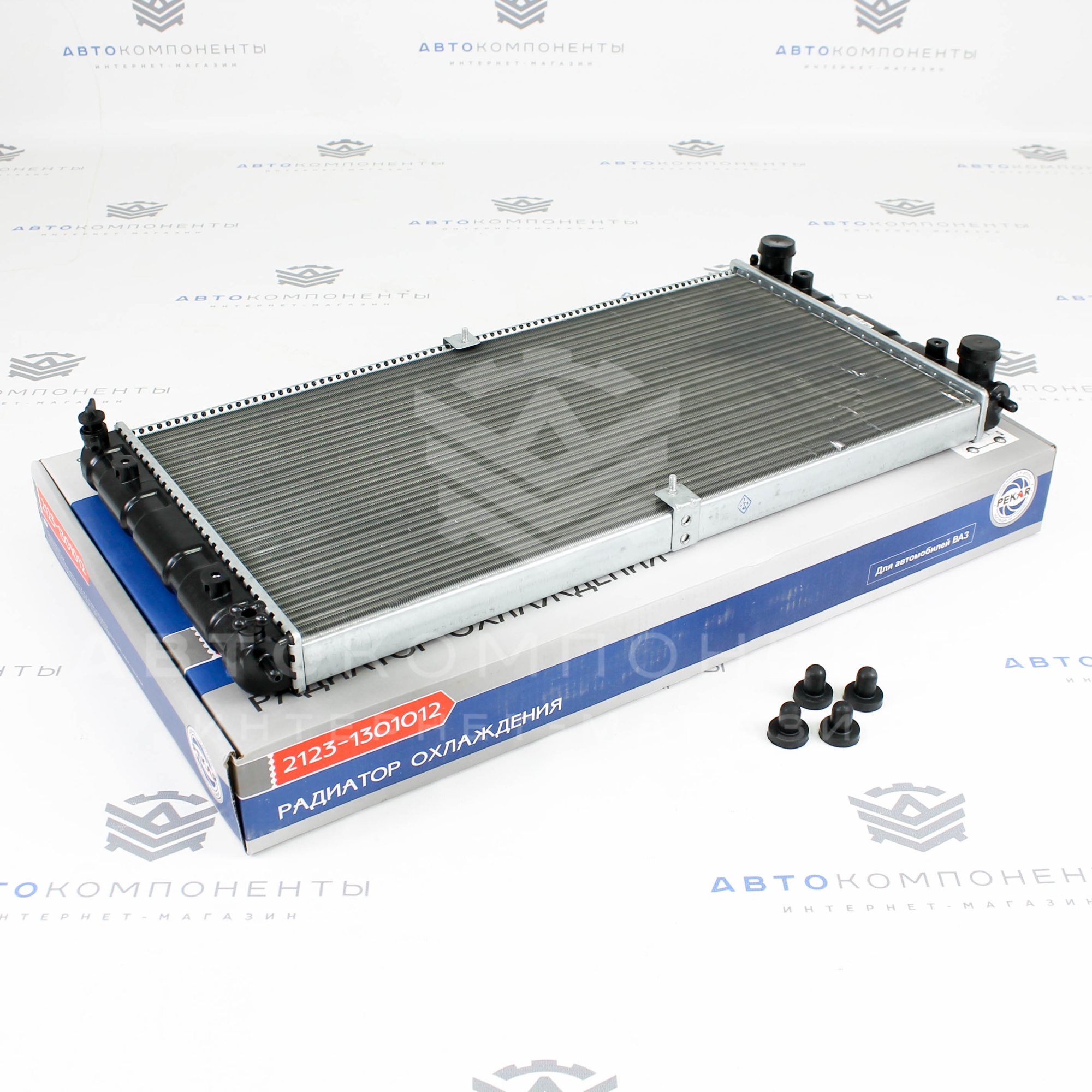 Радиатор охлаждения (алюминиевый) PEKAR Шевроле Нива (2123-1301012)