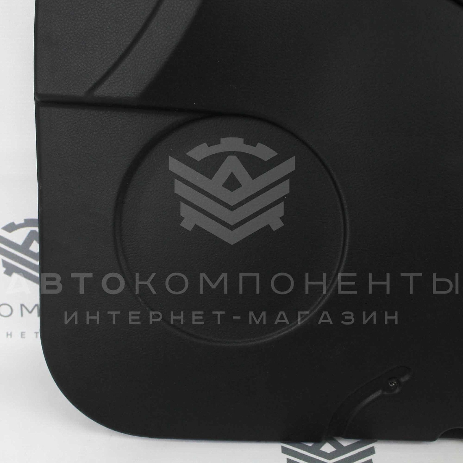 Заводские черные обивки дверей Лада Калина