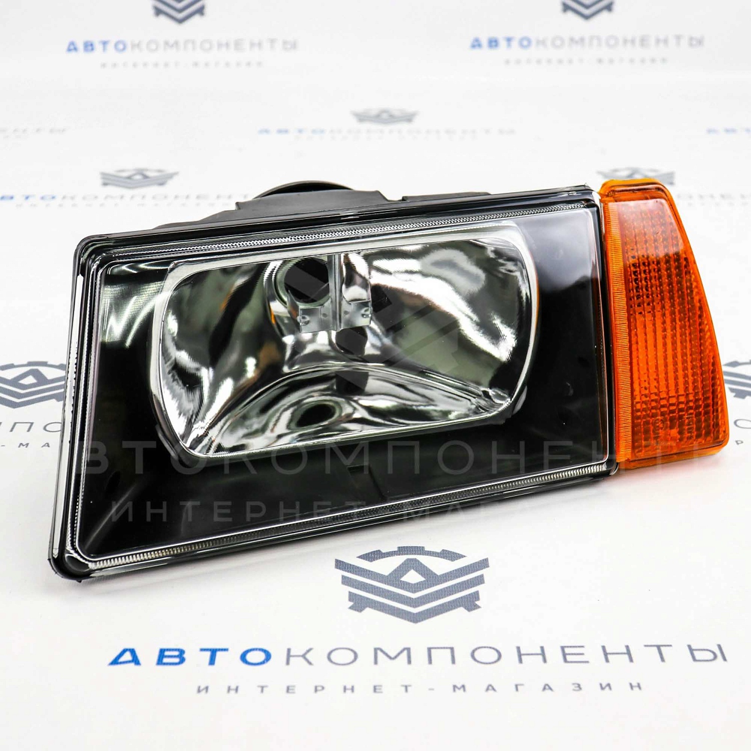 Гладкие стекла передних фар (без рифлений) ВАЗ 2108, 2109, 21099