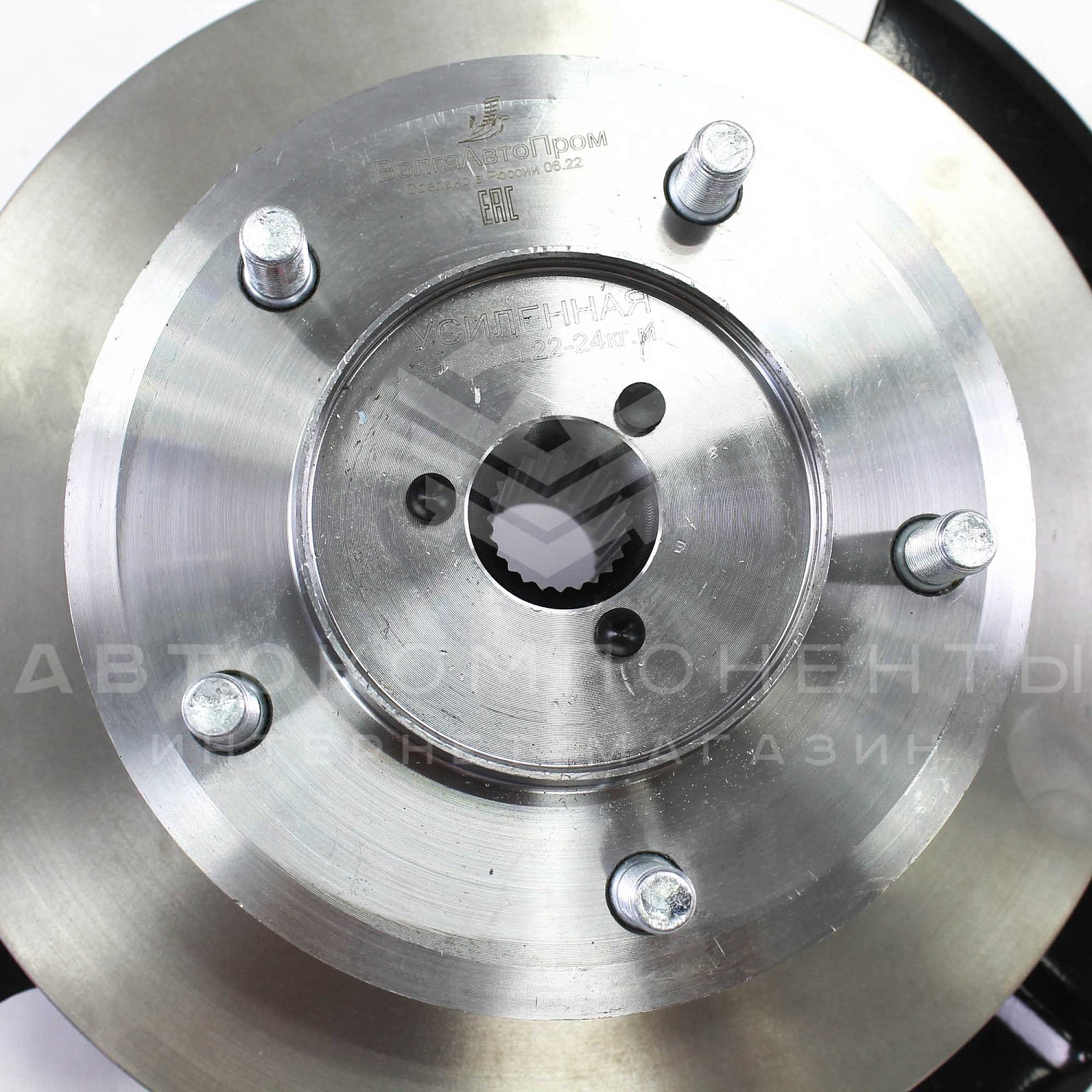 Усиленный ступичный узел с подшипником IVEKO в сборе с тормозным диском (левый, ABS) Лада Нива 4х4