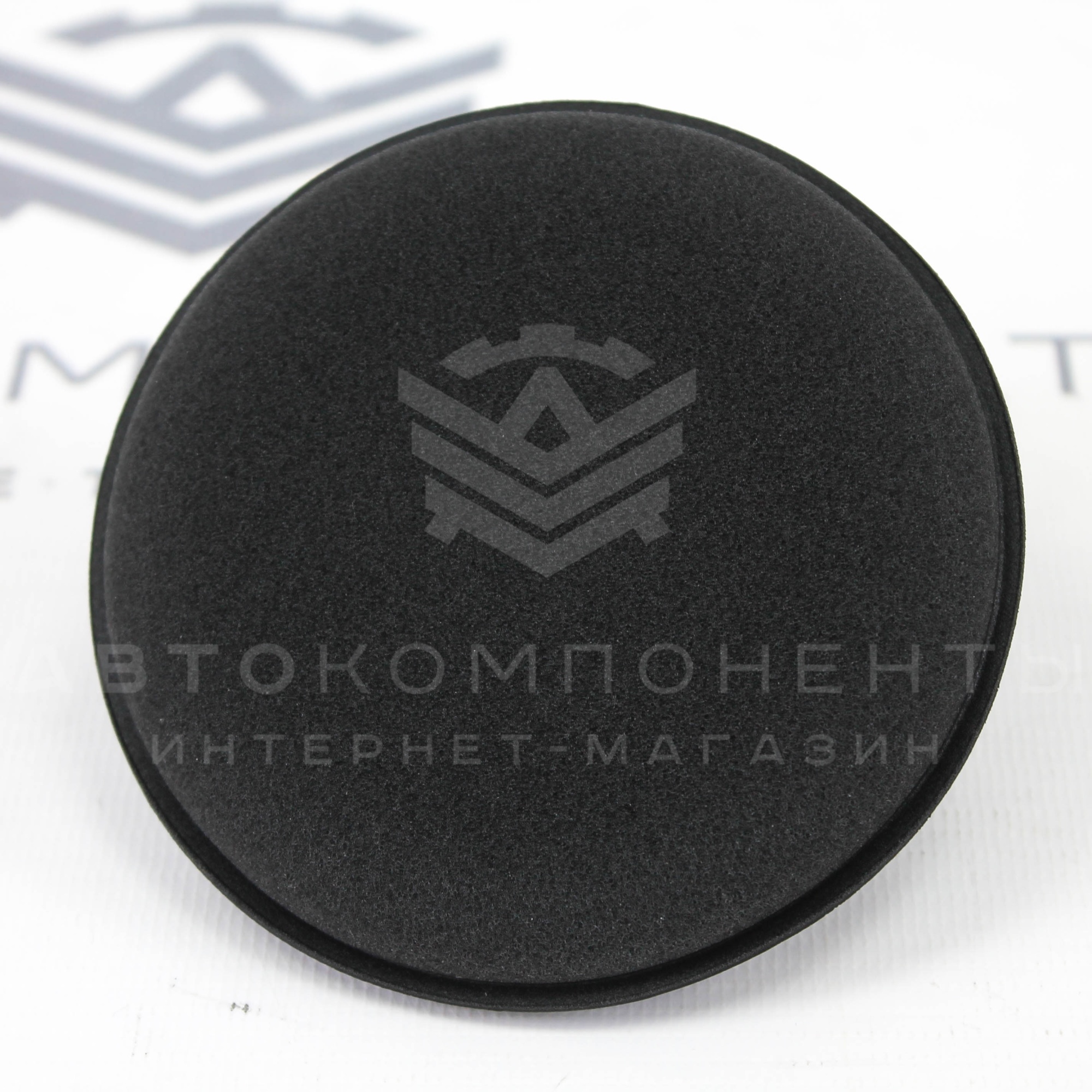 Wax Pad Аппликатор черный поролоновый круглый 10см Shine Systems