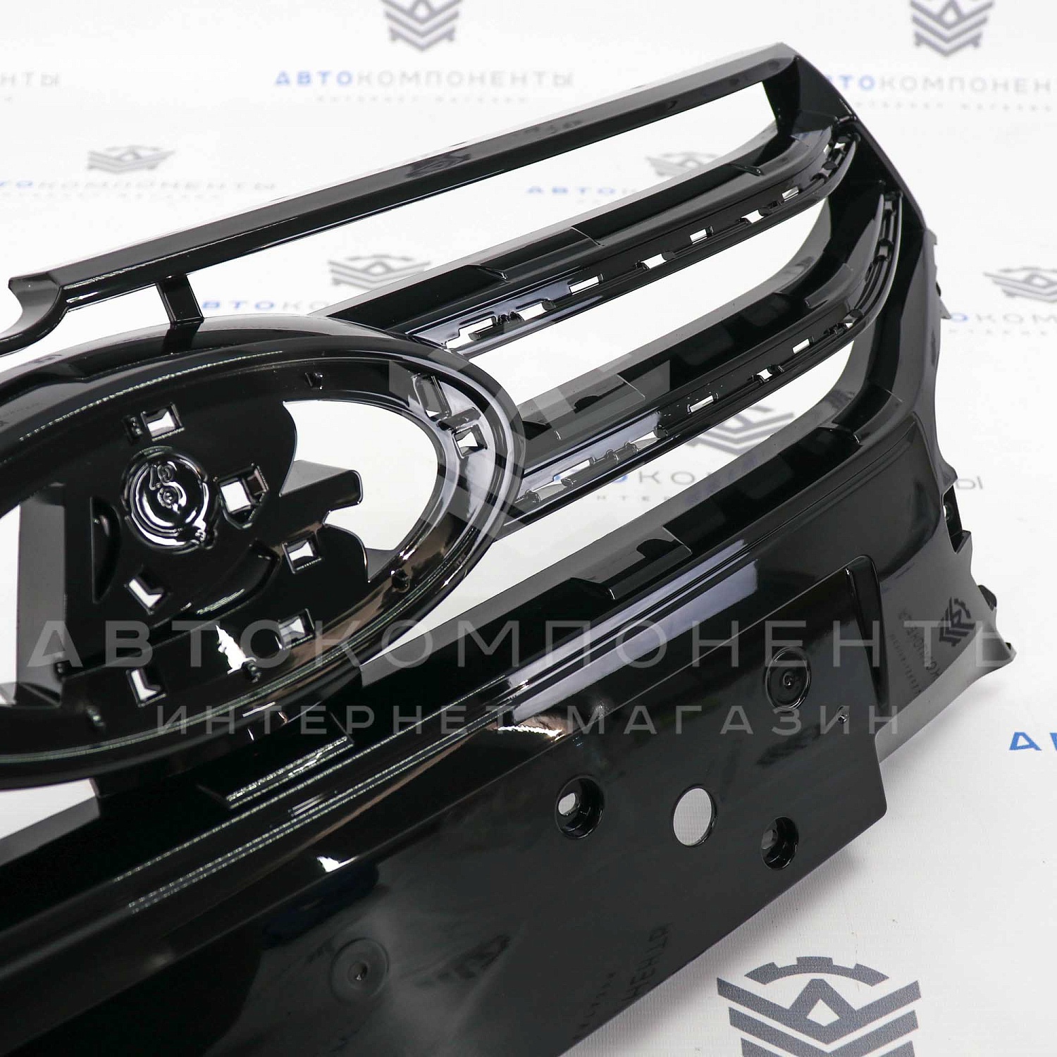 Решетка радиатора (голая) Лада Vesta NG (черный глянец)