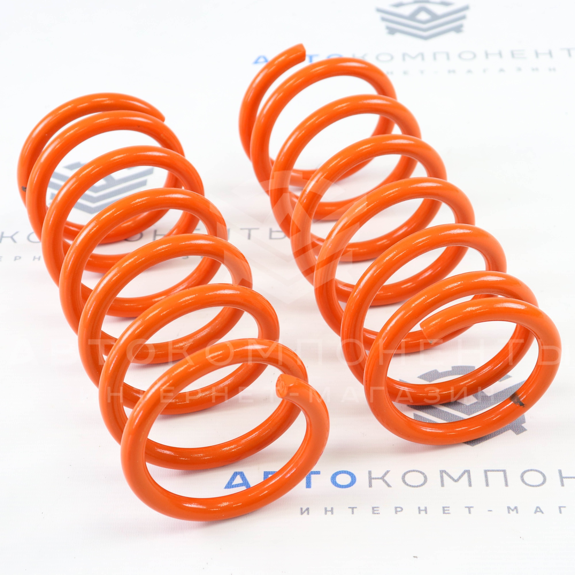 Пружины передней подвески "ТЕХНОРЕССОР" ВАЗ 2101-2107 -50мм (оранжевые) TRF2101-50