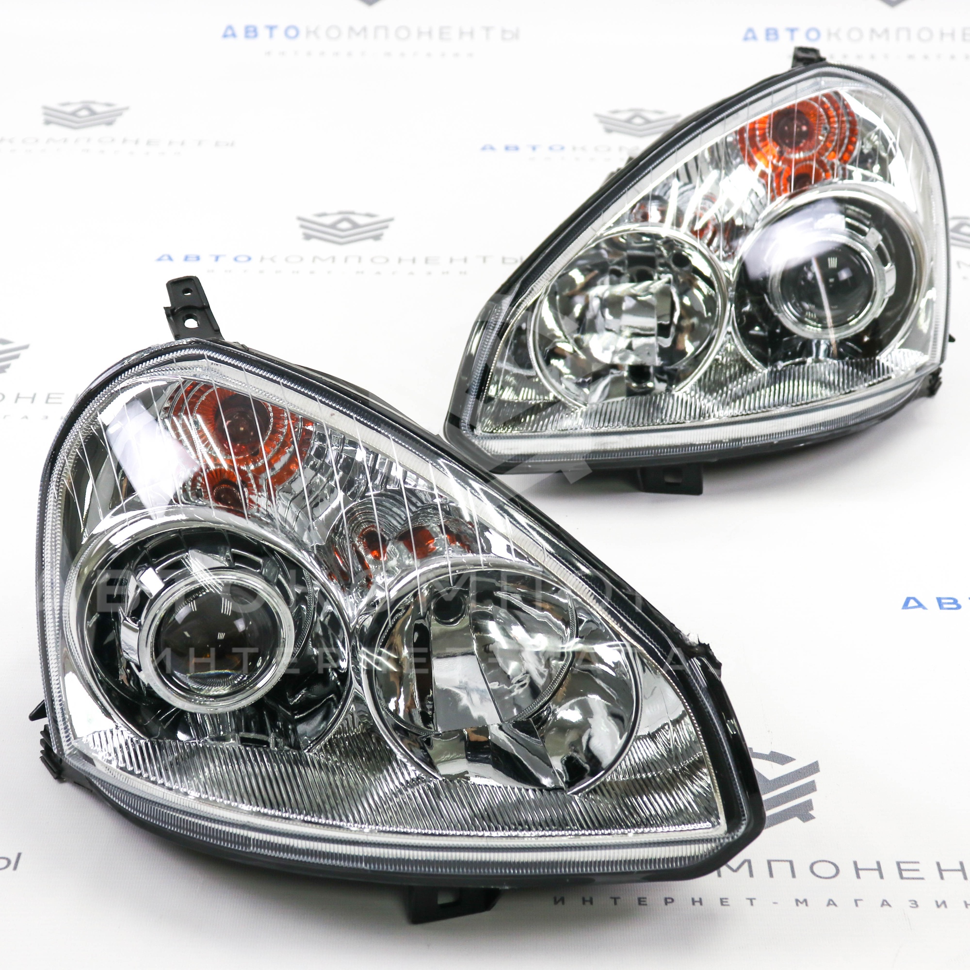 Фары Лада Приора (с линзой) "СЕВиЕМ" (под Bosch) без ДХО