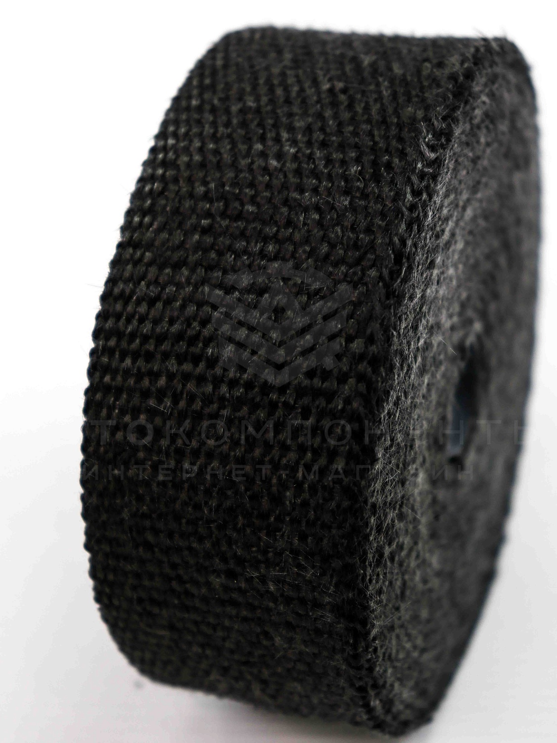 Термолента (стекловолокно) черная (10м) 800°С