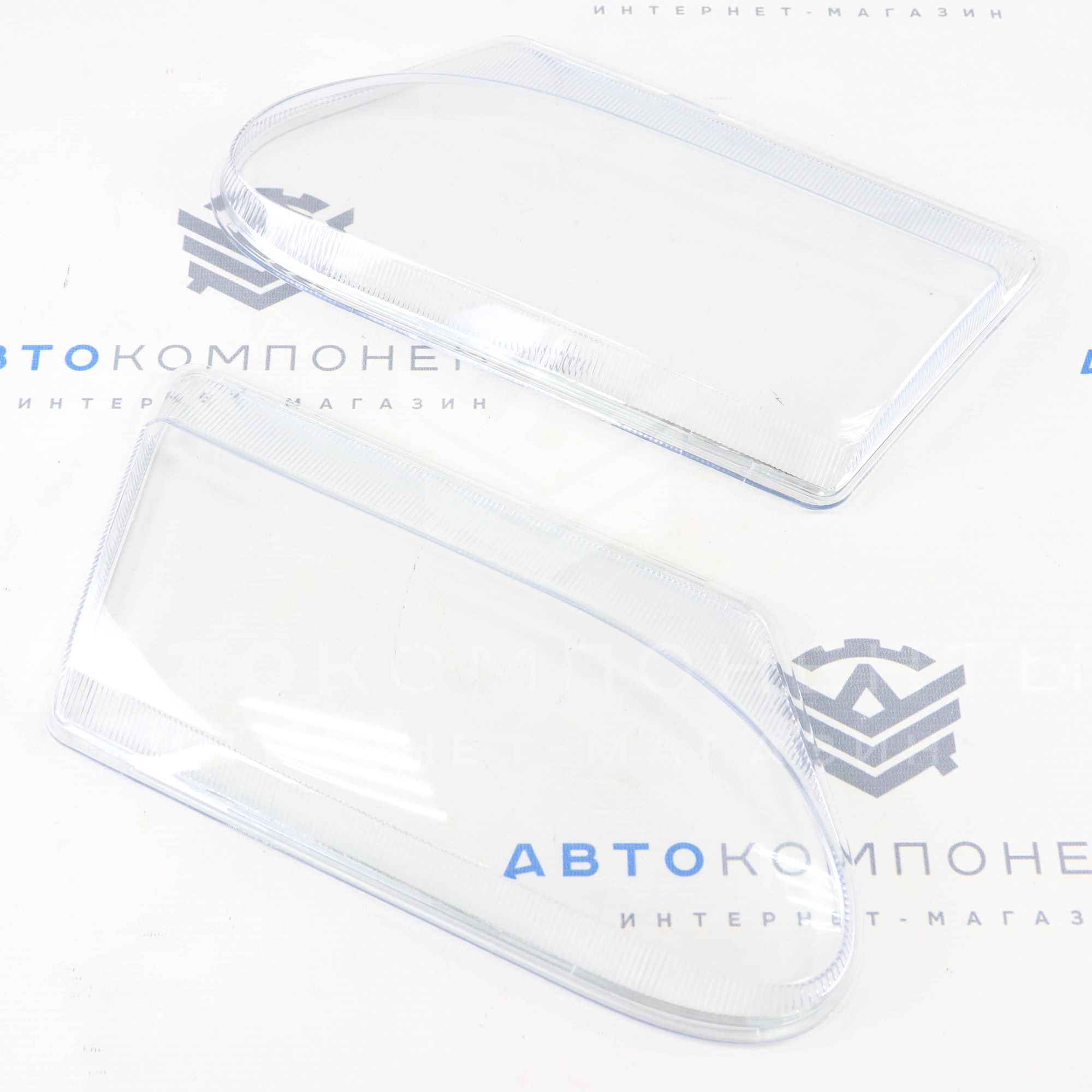 Гладкие стекла фар (пластик) без рифления ВАЗ 2113, 2114, 2115