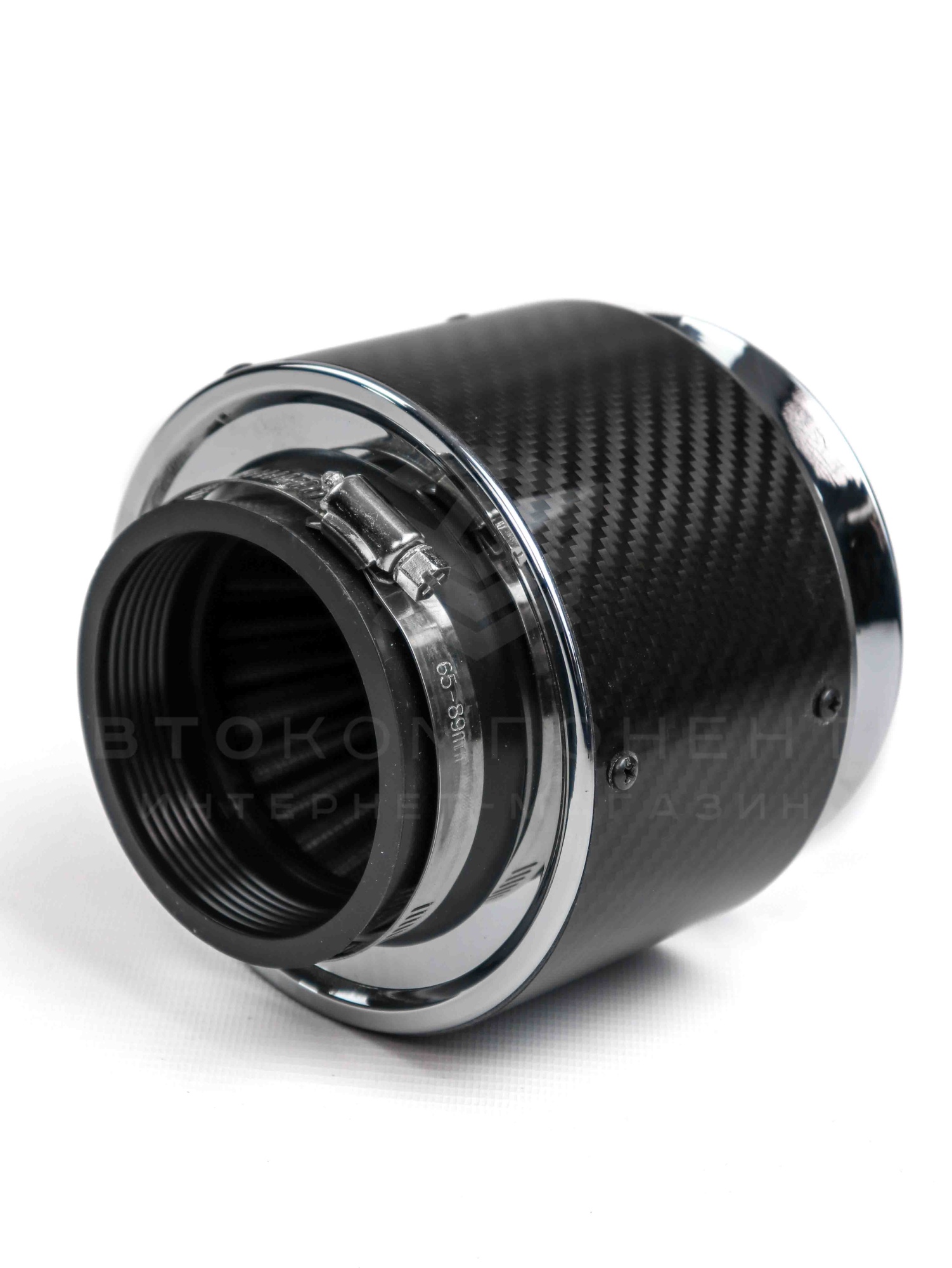 Воздушный фильтр (S) нулевик в карбоновом корпусе закрытого типа