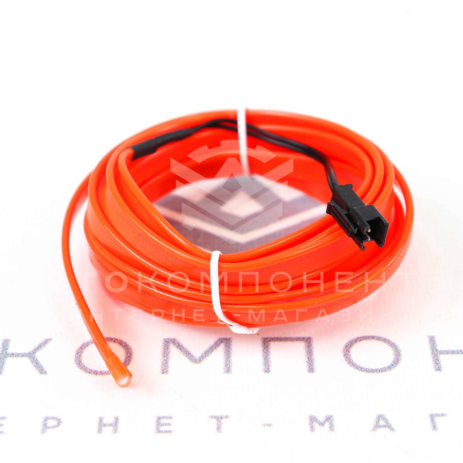 Неоновая подсветка (лента) 3м в салон автомобиля (красная)