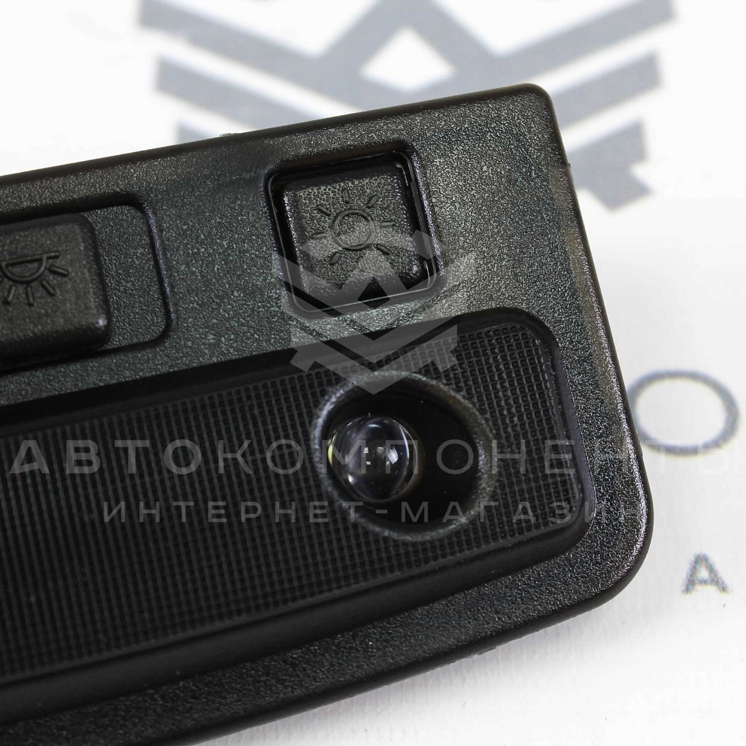 Плафон освещения салона (передний) Лада Приора 2 (черный)