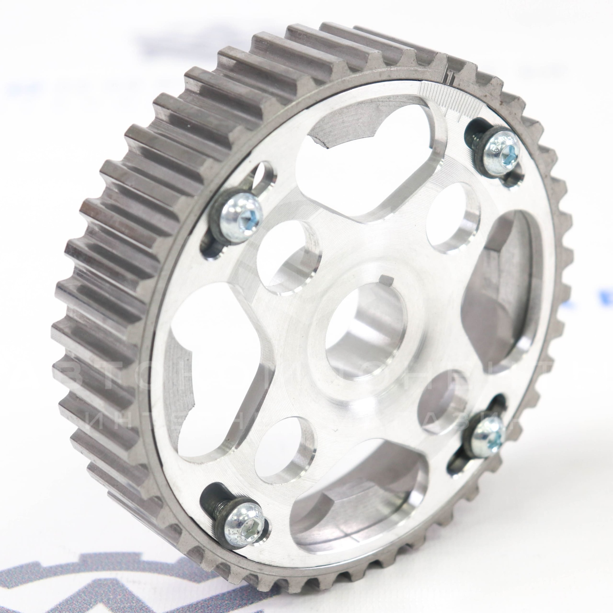 Шестерни ГРМ разрезные (алюминиевая ступица) с маркерным диском 16V Лада Приора, Калина, Гранта