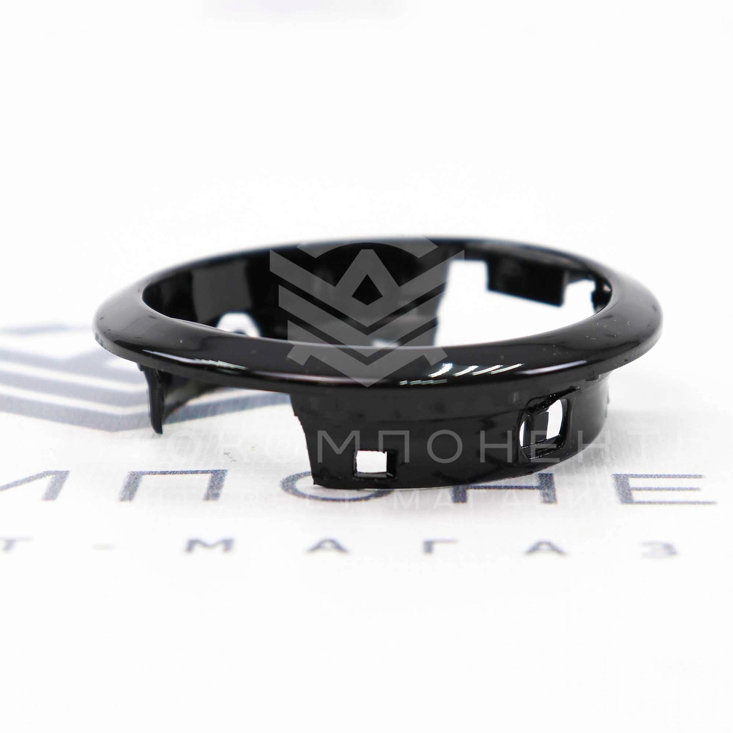 Облицовка (кольцо) сопла воздуховода (черный лак) Лада Гранта, Калина 2