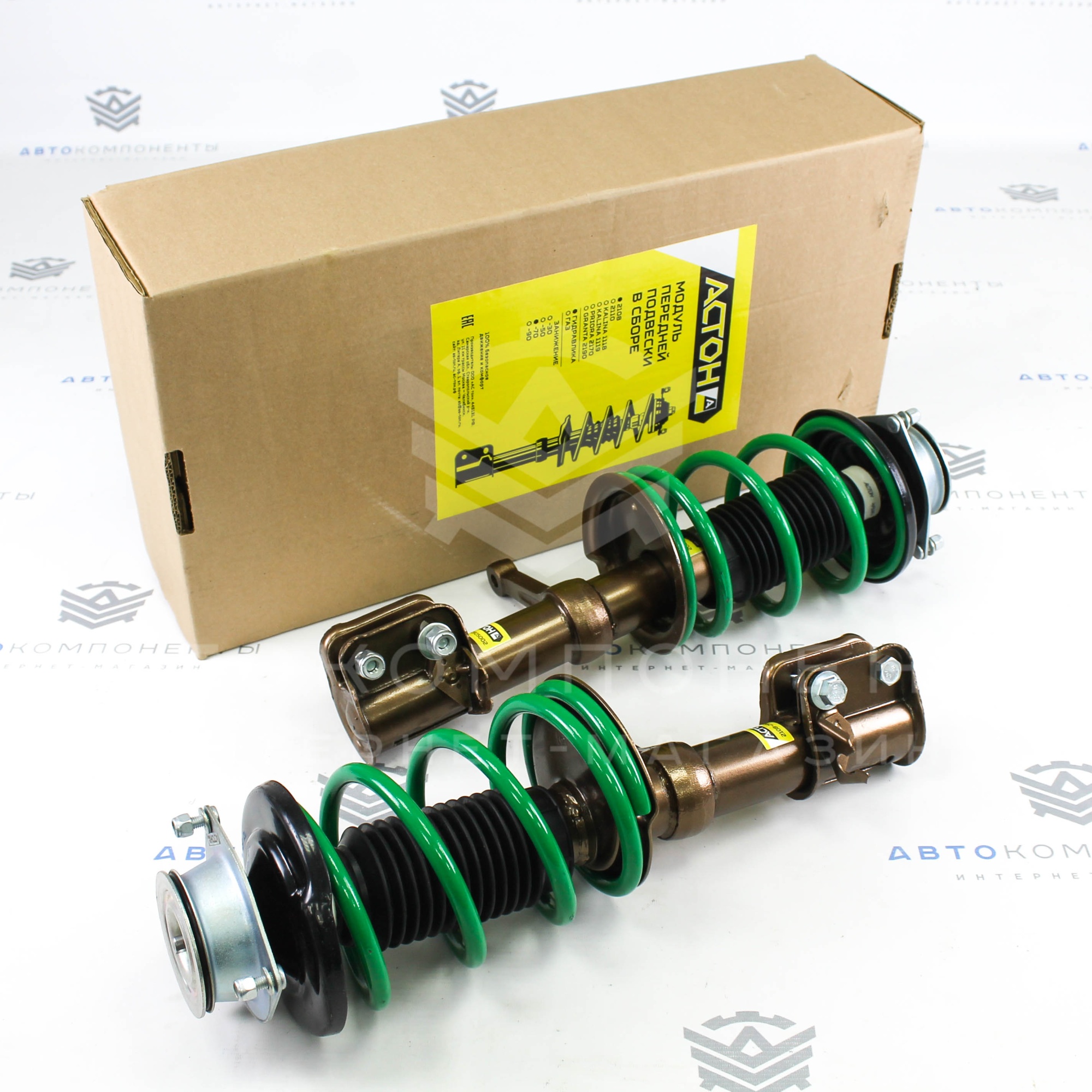 Модуль передней подвески "АСТОН" в сборе (с занижением -70мм) ВАЗ 2108-2115