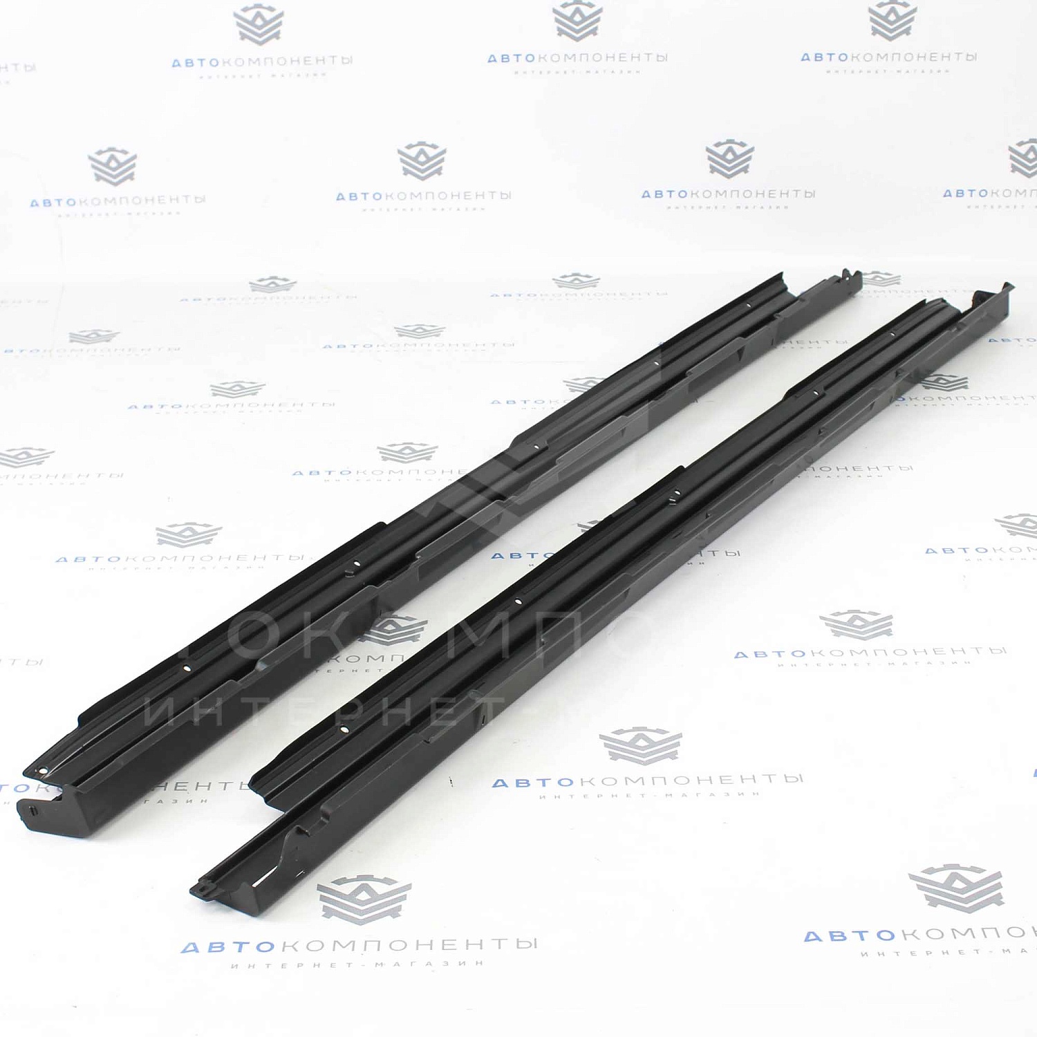 Накладки порогов (прорезиненные) Лада Приора, ВАЗ 2110, 2111, 2112