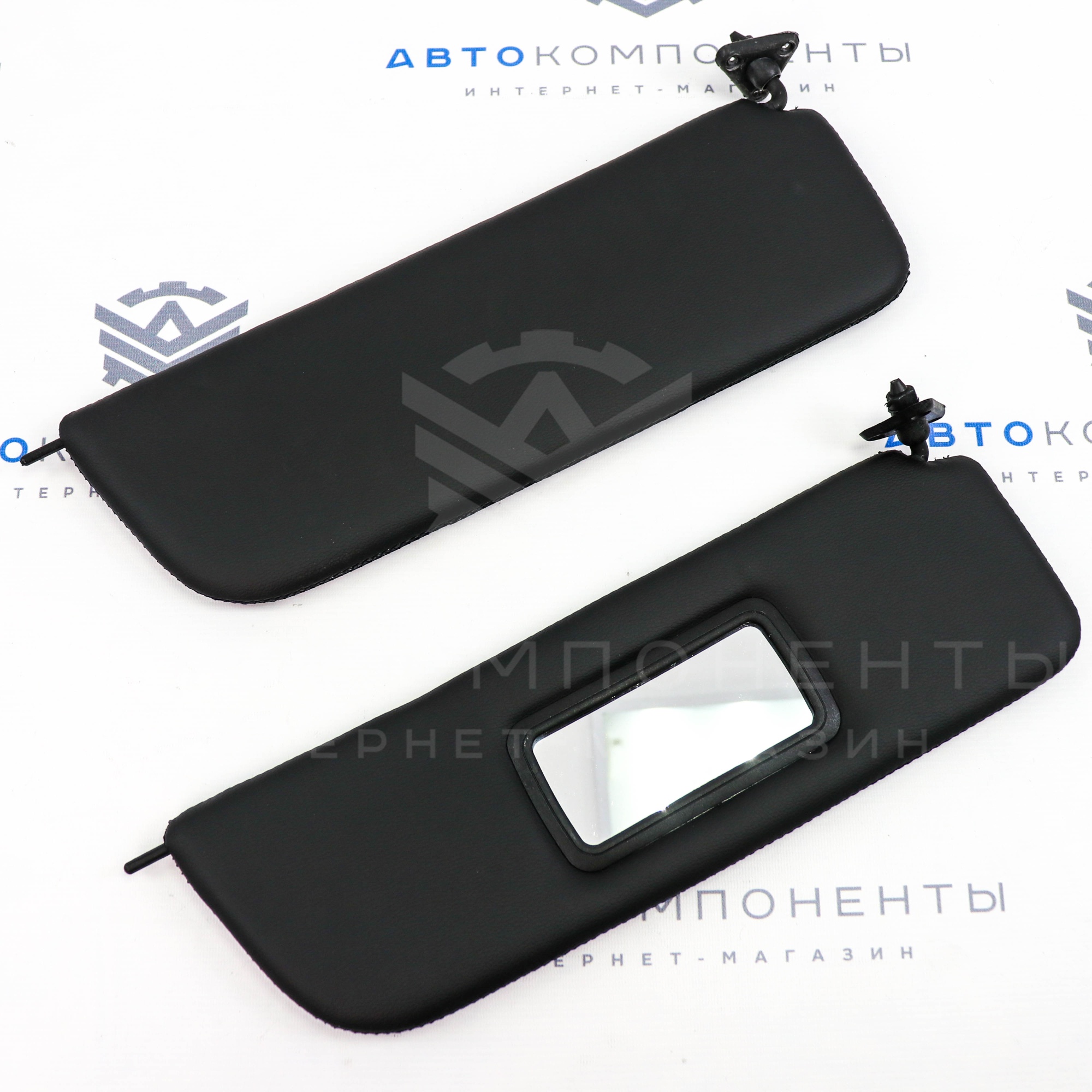 Солнцезащитные козырьки с зеркалом (в коже) ВАЗ 2101-2107