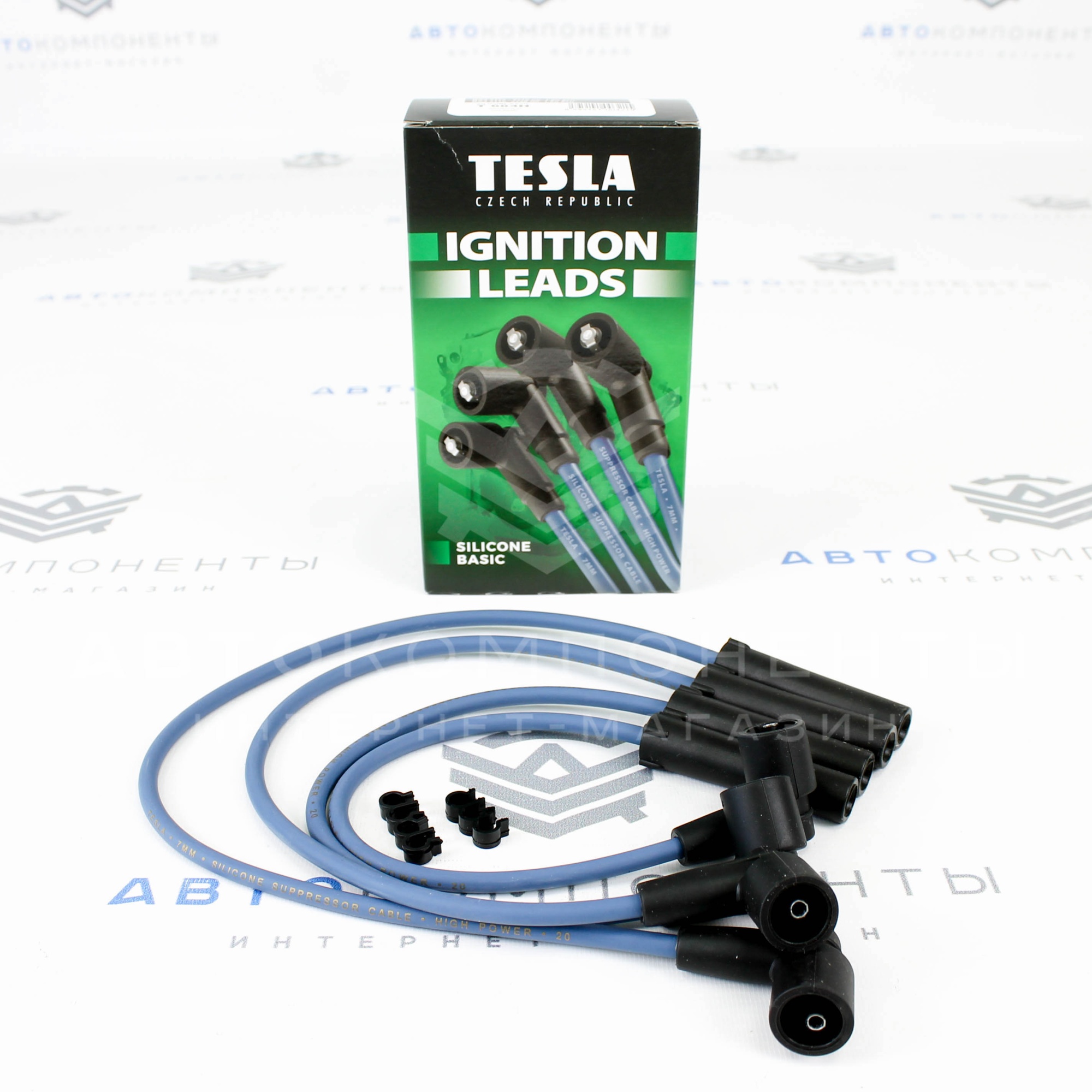 Высоковольтные провода TESLA T684H ВАЗ 2108-2115 1,5л 8кл, Лада Калина, Приора, Гранта 1,6л 8кл