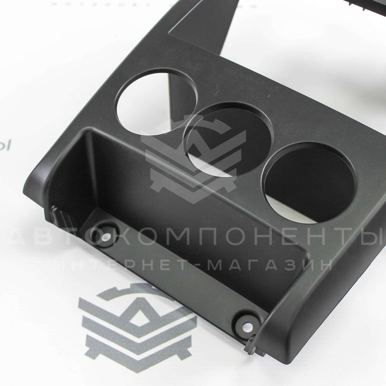 Центральная консоль 2DIN Лада Приора 2 (черный мат)