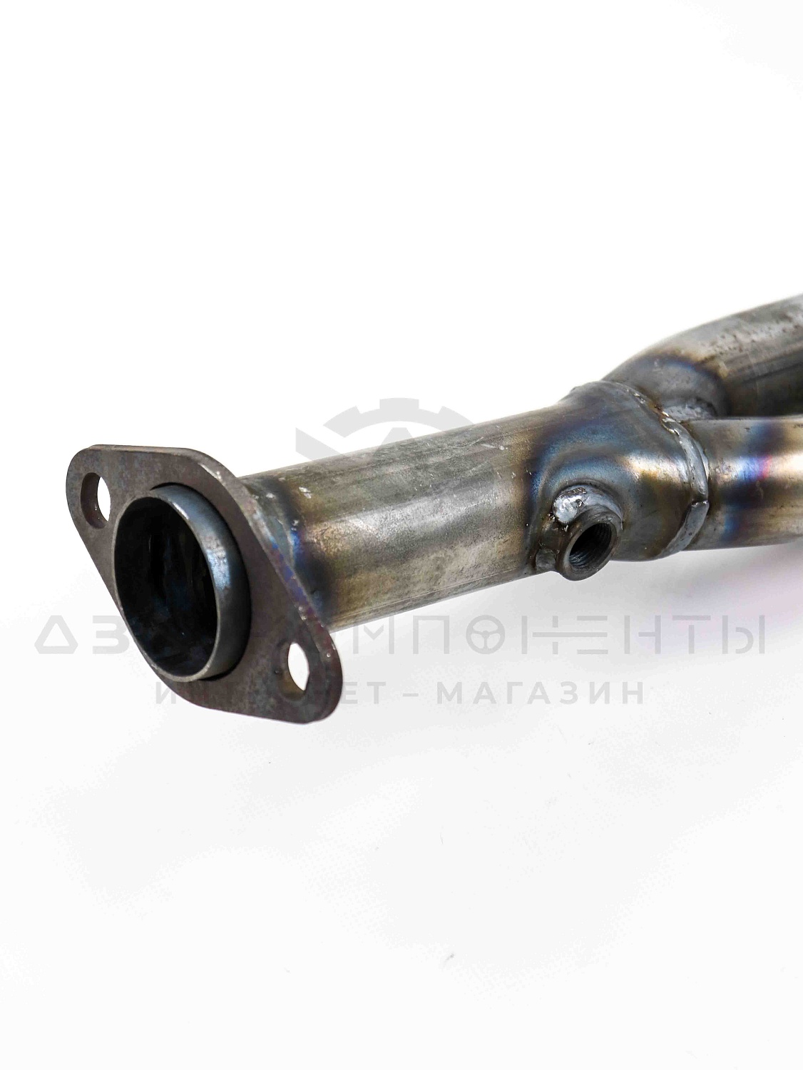 Выпускной комплект "AES" 16V на ушастом фланце с глушителем (No Sound) Приора (седан, универсал)