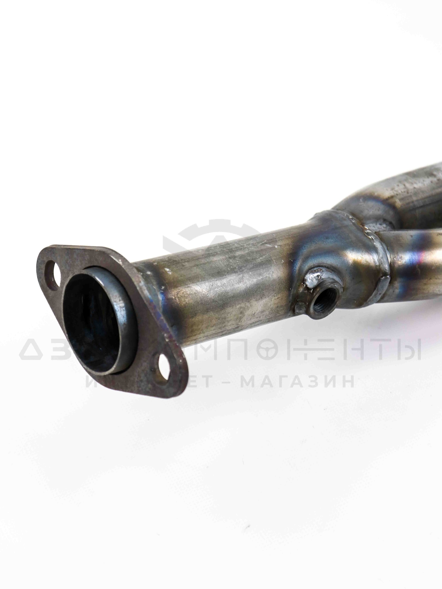 Выпускной комплект "AES" 16V на ушастом фланце с глушителем (No Sound) Приора (седан, универсал)