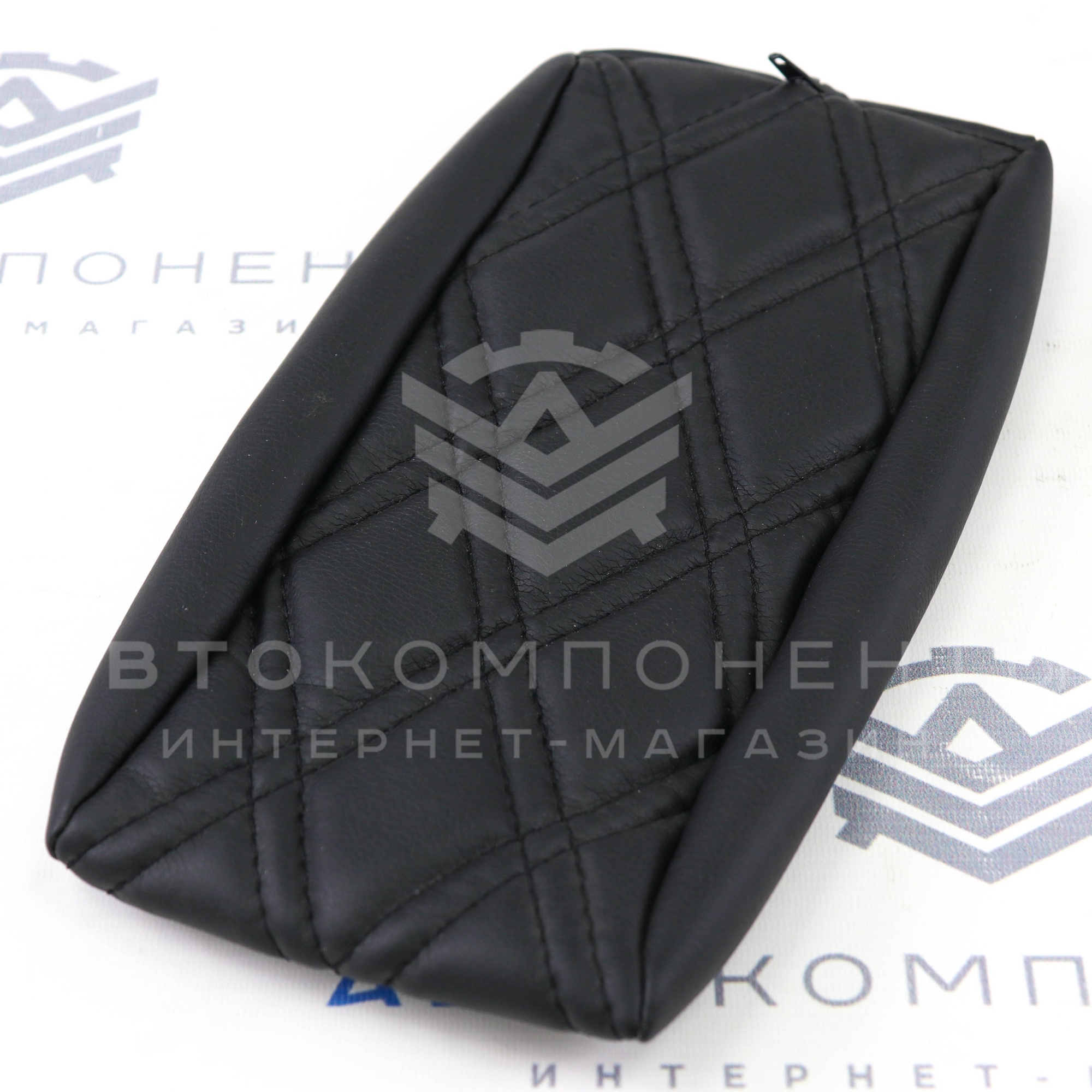 Чехол подлокотника "Аламар" прострочка "Ромб 2 строчки" ВАЗ 2110-2112, Гранта, Калина