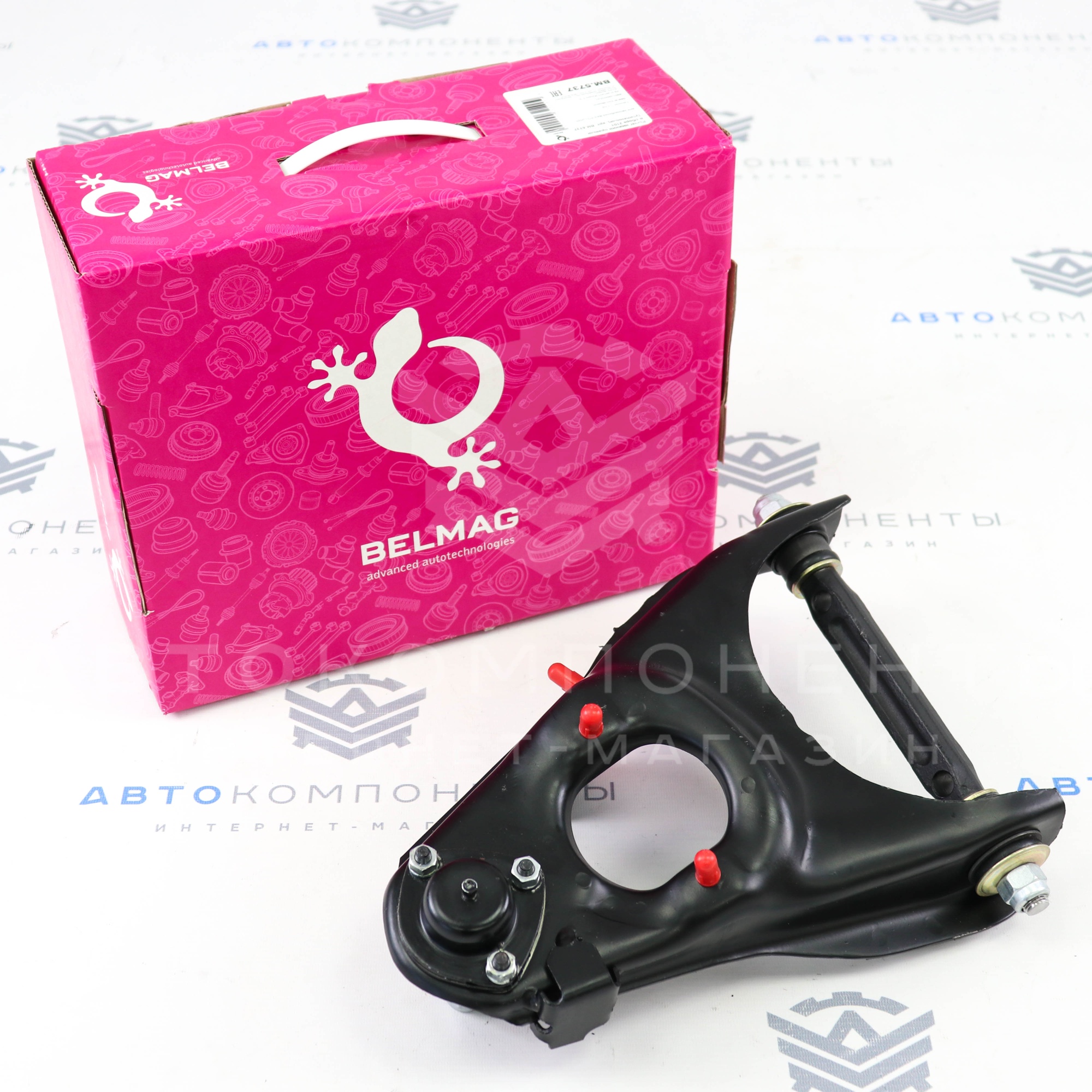 Рычаг передней подвески «БЕЛМАГ» (нижний, правый, усиленный) в сборе ВАЗ 2101-2107