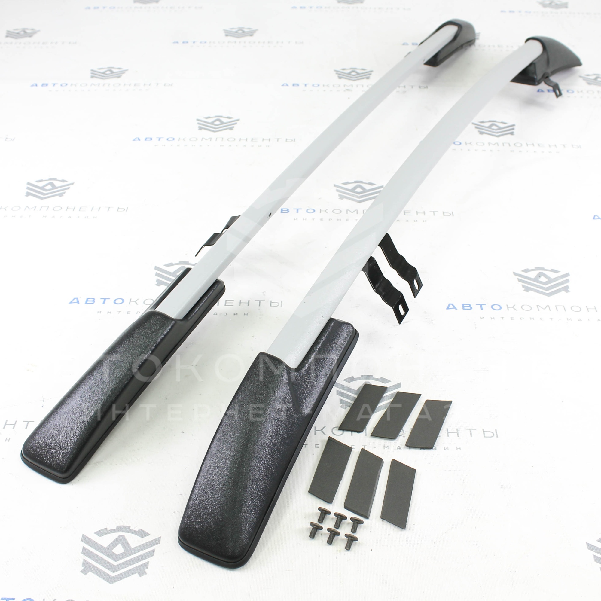 Рейлинги "Комфорт" (серебряный муар) Лада Гранта (лифтбек)