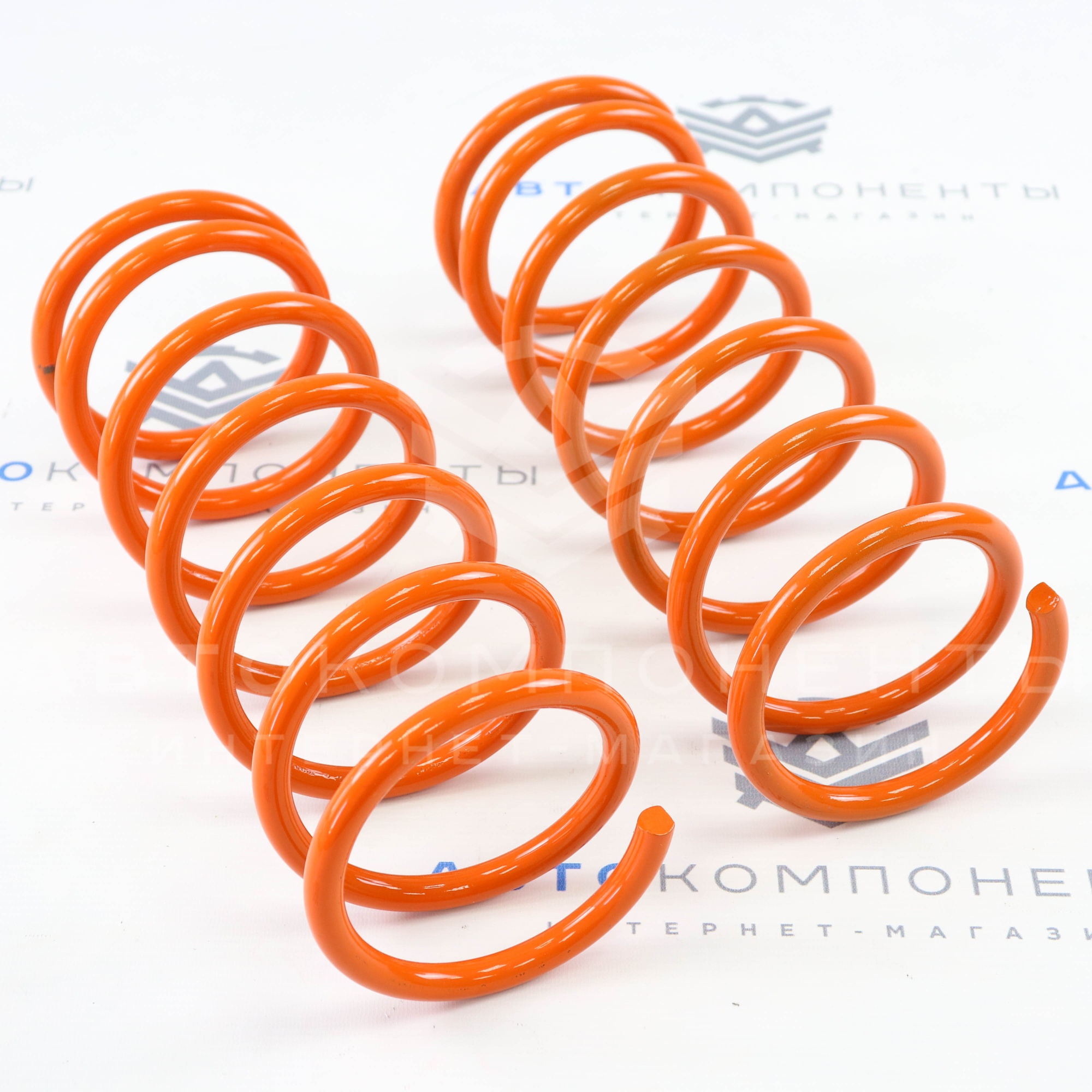 Пружины задней подвески "ТЕХНОРЕССОР" ВАЗ 2101-2107 -50мм (оранжевые) TRR2101-50