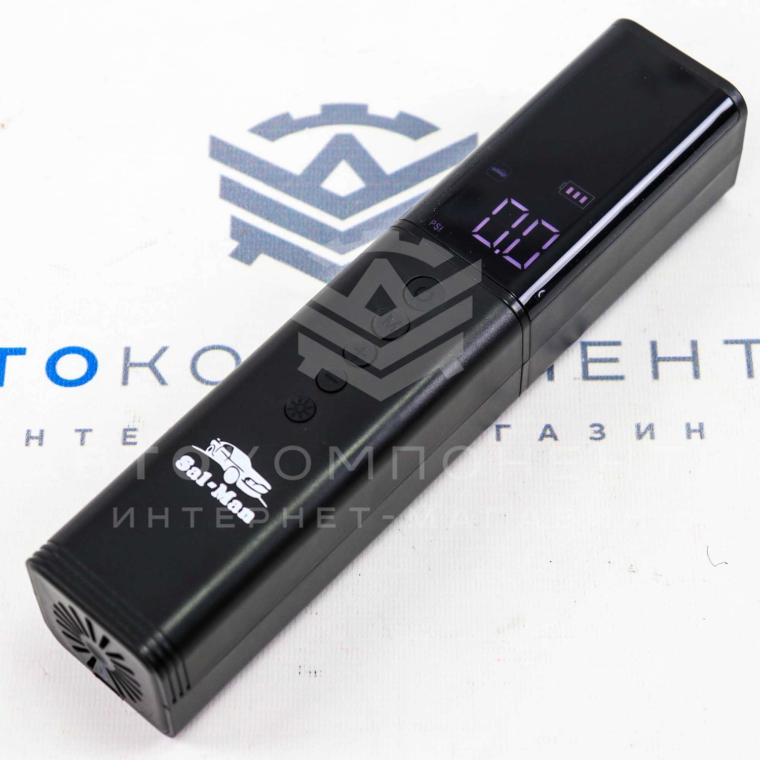 Автомобильный компрессор "Sal-Man" (беспроводной) 90W (01721)