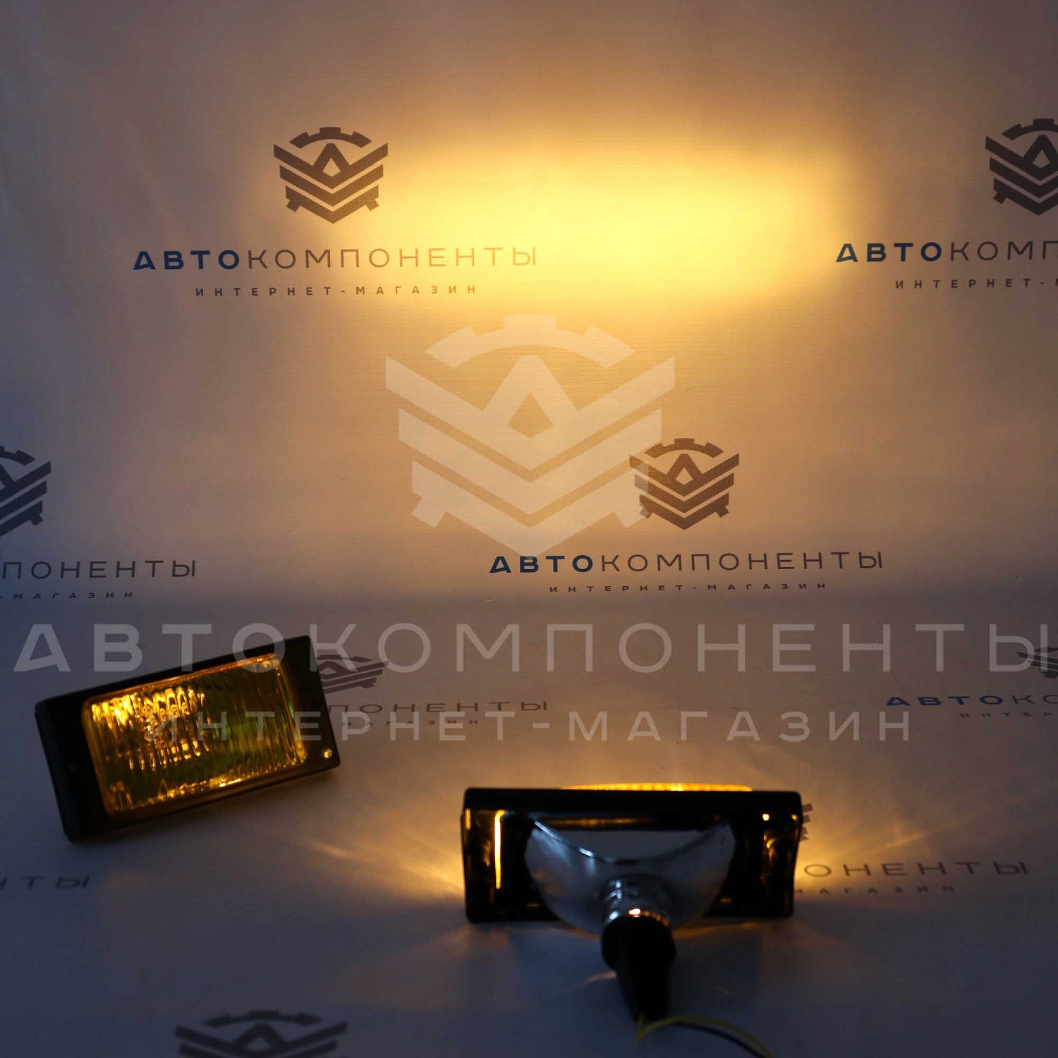 Противотуманные фары (ПТФ) ВАЗ 2110, 2111, 2112 (желтые)