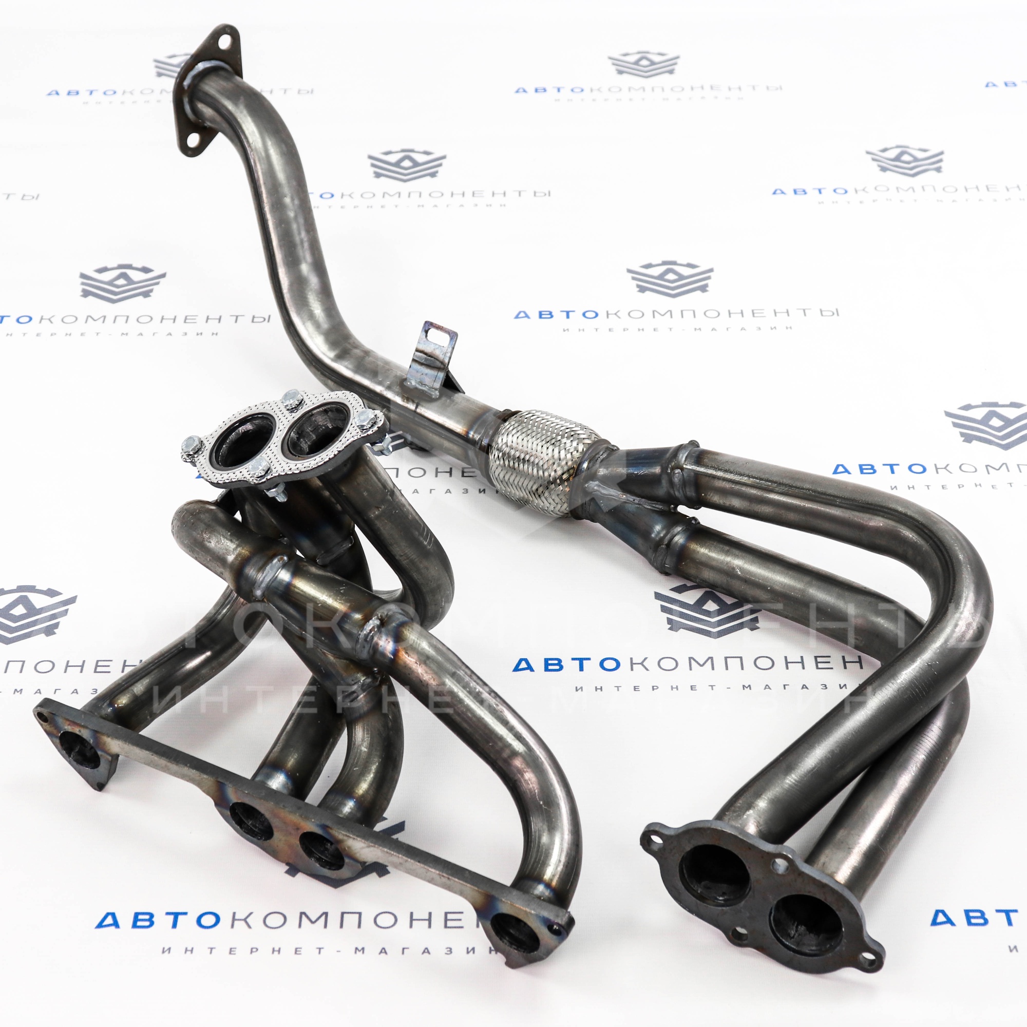 Выпускной коллектор (паук) "DK PRO" Subaru Sound 4-2-1 8V (с гофрой) ВАЗ 2101-2107 (ПНО0038)